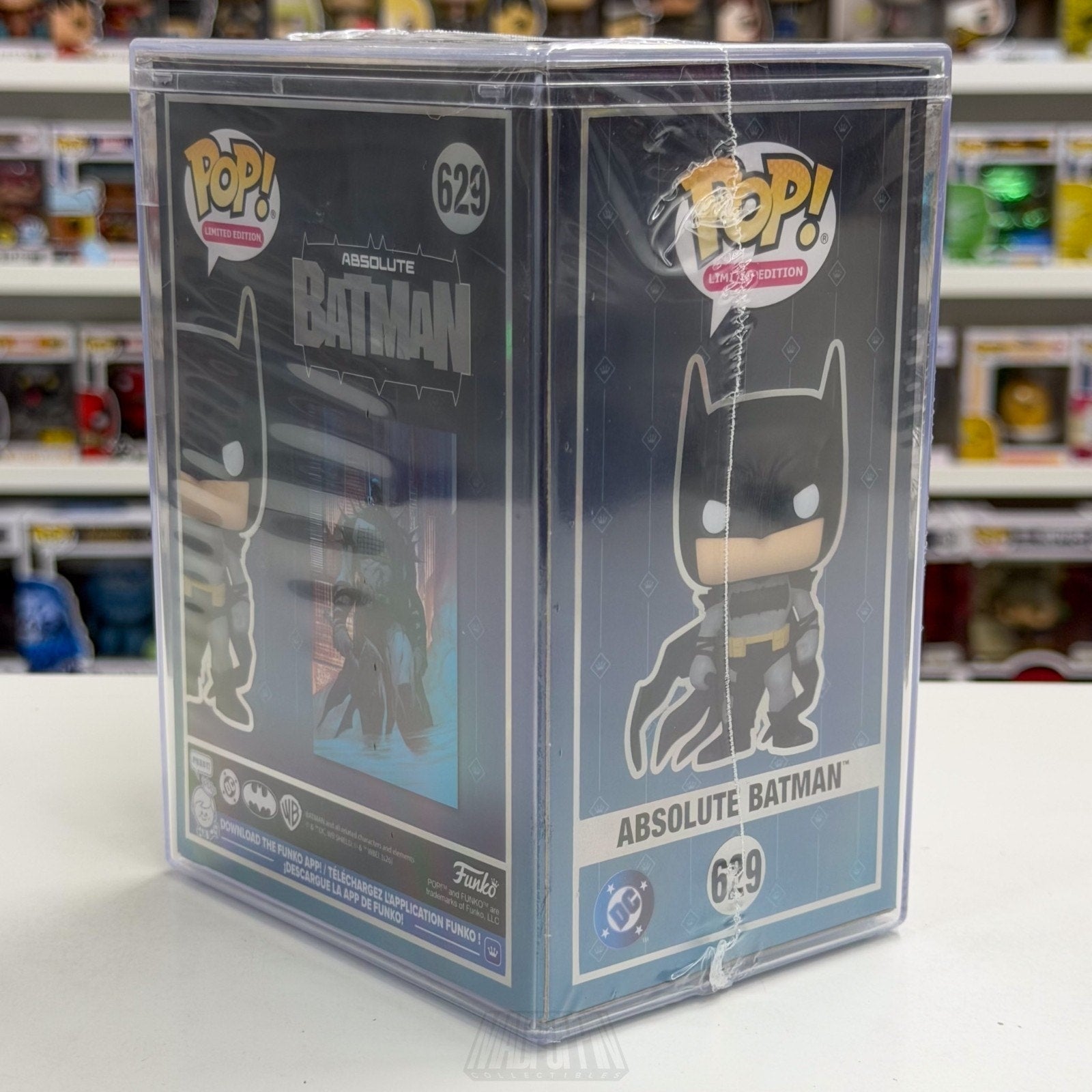 Funko Pop DC Super Heroes Absolute Batman 629 LE 1000 SDCC 2026 Toy CON STICKER