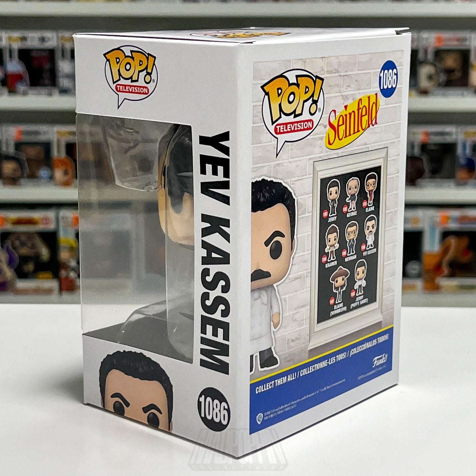 Funko Pop TV Seinfeld Yev Kassem Soup Nazi 1086 Comedy Sitcom Toy Vinyl Figure
