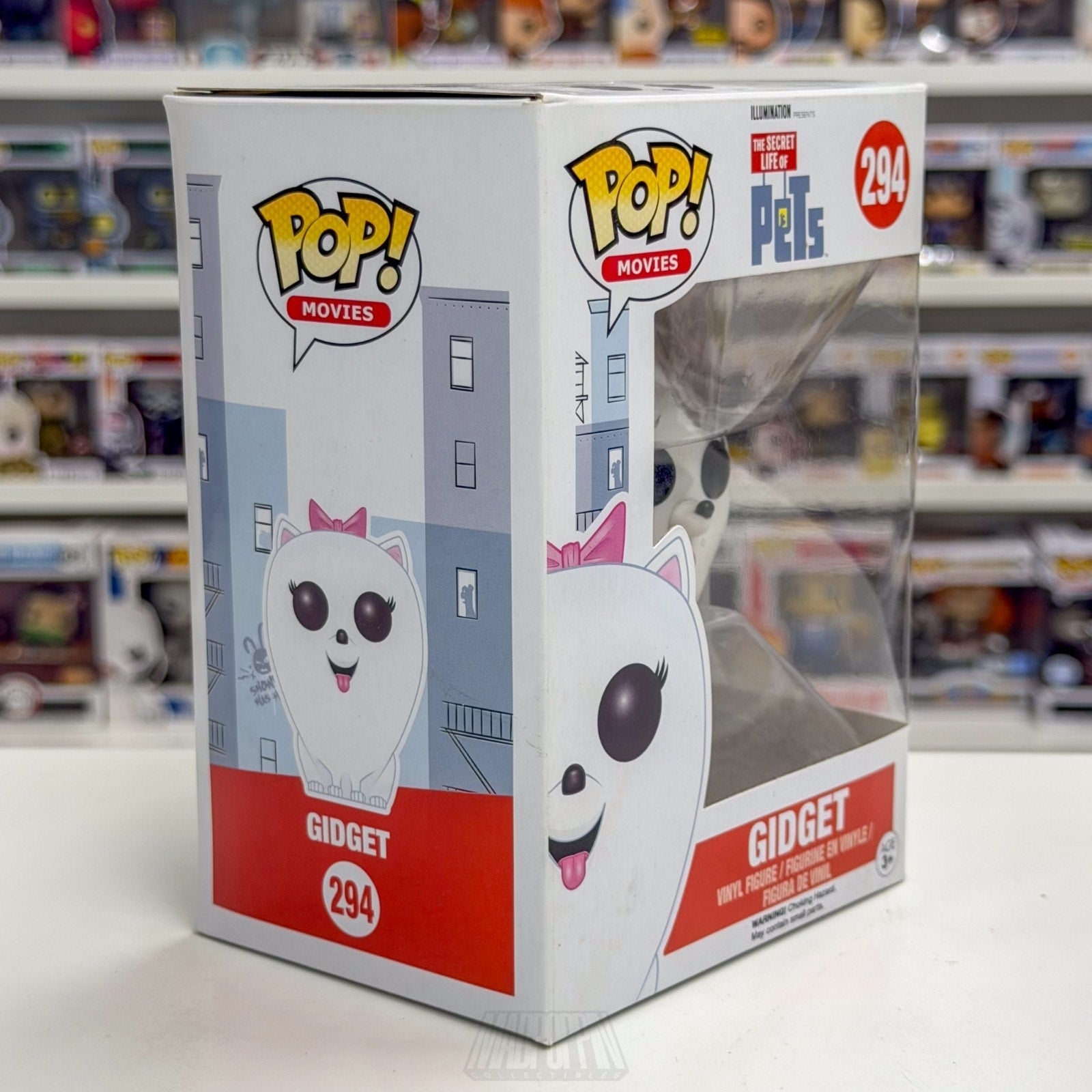 Funko Pop Movies Secret Life of Pets Gidget 294 Animated Comedy Vinyl Figure