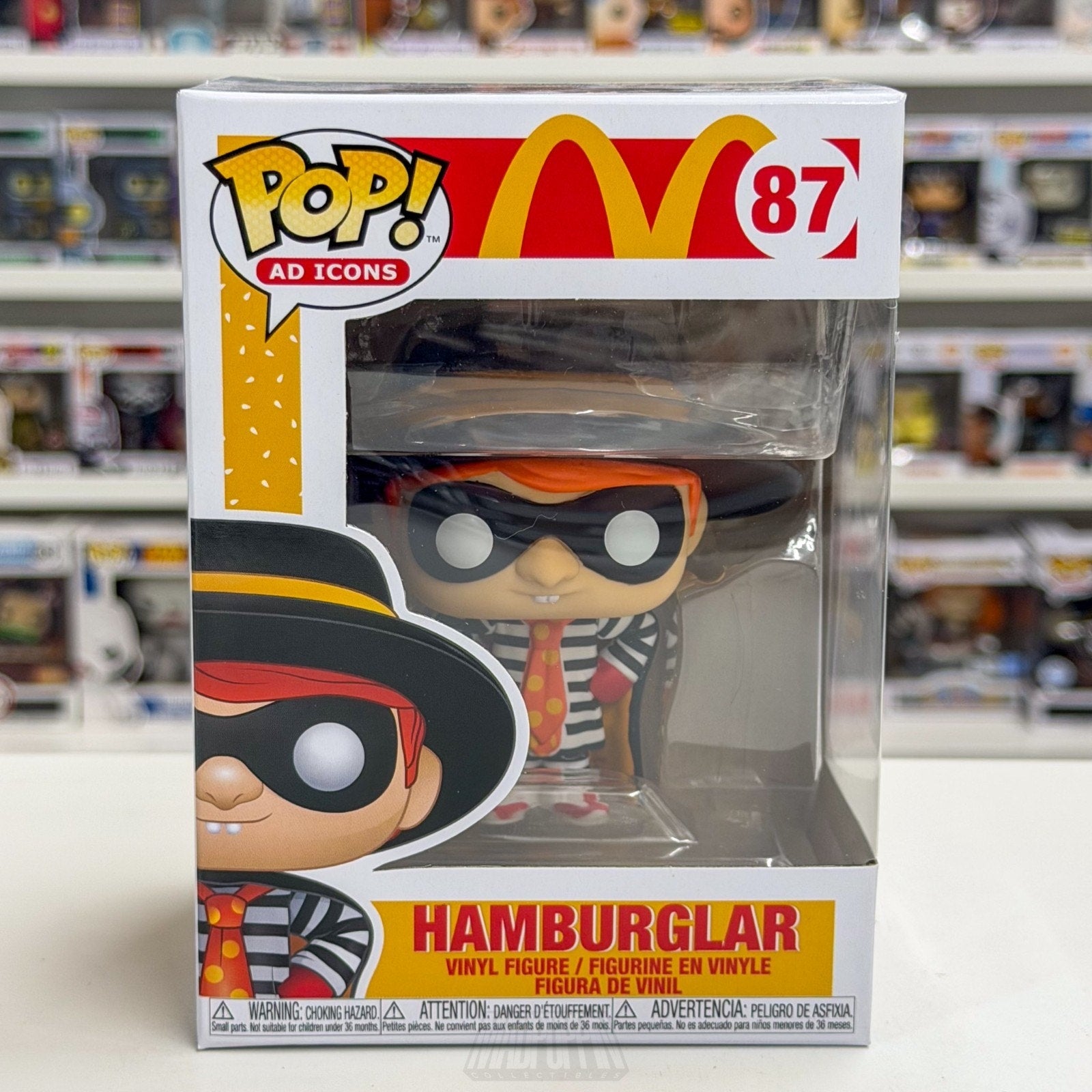 Funko Pop Ad Icons McDonalds Hamburglar 87 Fast Food Restaurant Toy Vinyl Figure