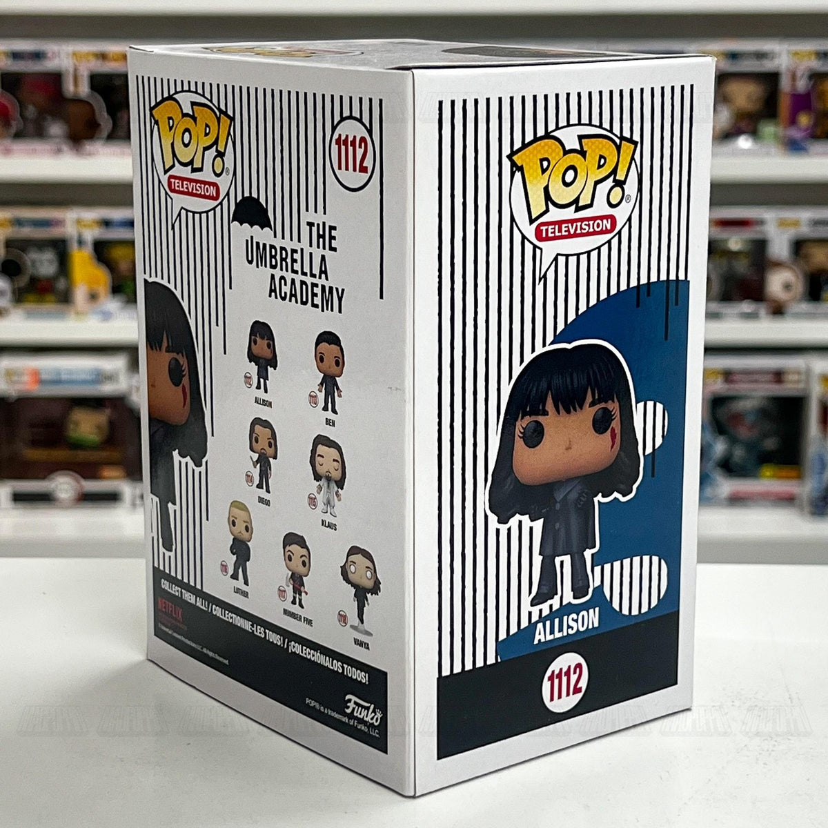 Funko Pop Television Umbrella Academy Allison 1112 Netflix Vinyl Figure NIB