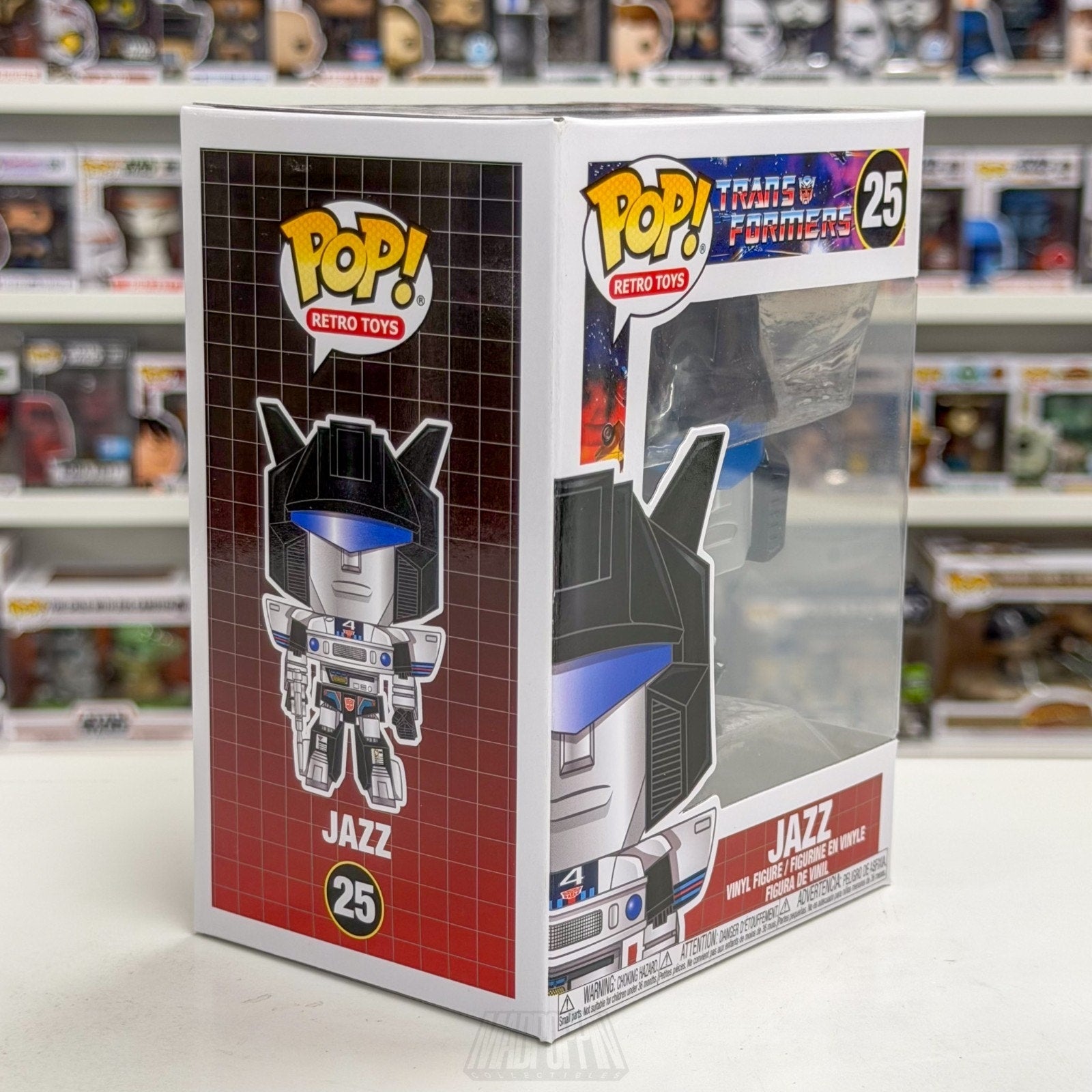 Funko Pop Retro Toys Transformers Jazz 25 Autobot Japan Robot Alien Vinyl Figure