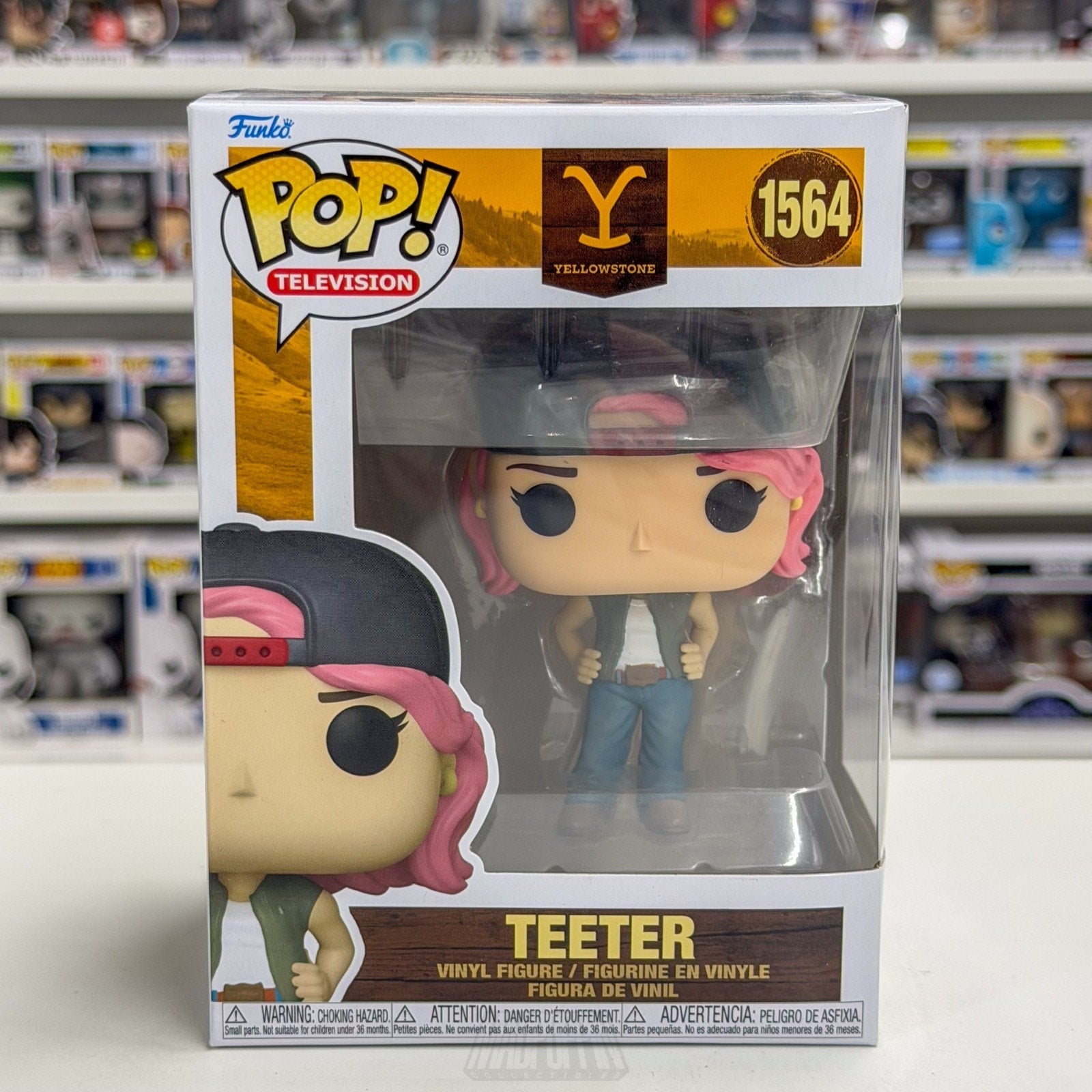 Funko Pop Television Yellowstone Teeter 1564 Neo Western Drama Toy Vinyl Figure