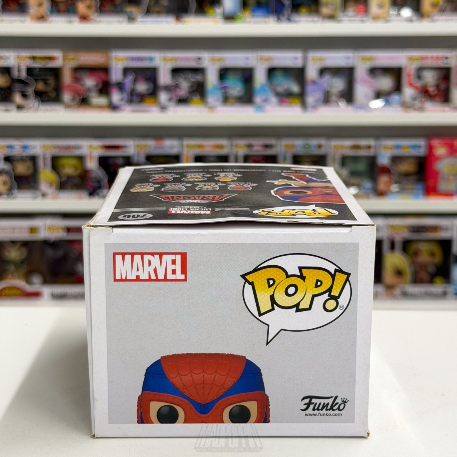 Funko Pop Marvel Lucha Libre El Aracno 706 Venom Wrestling Toy Vinyl Figure