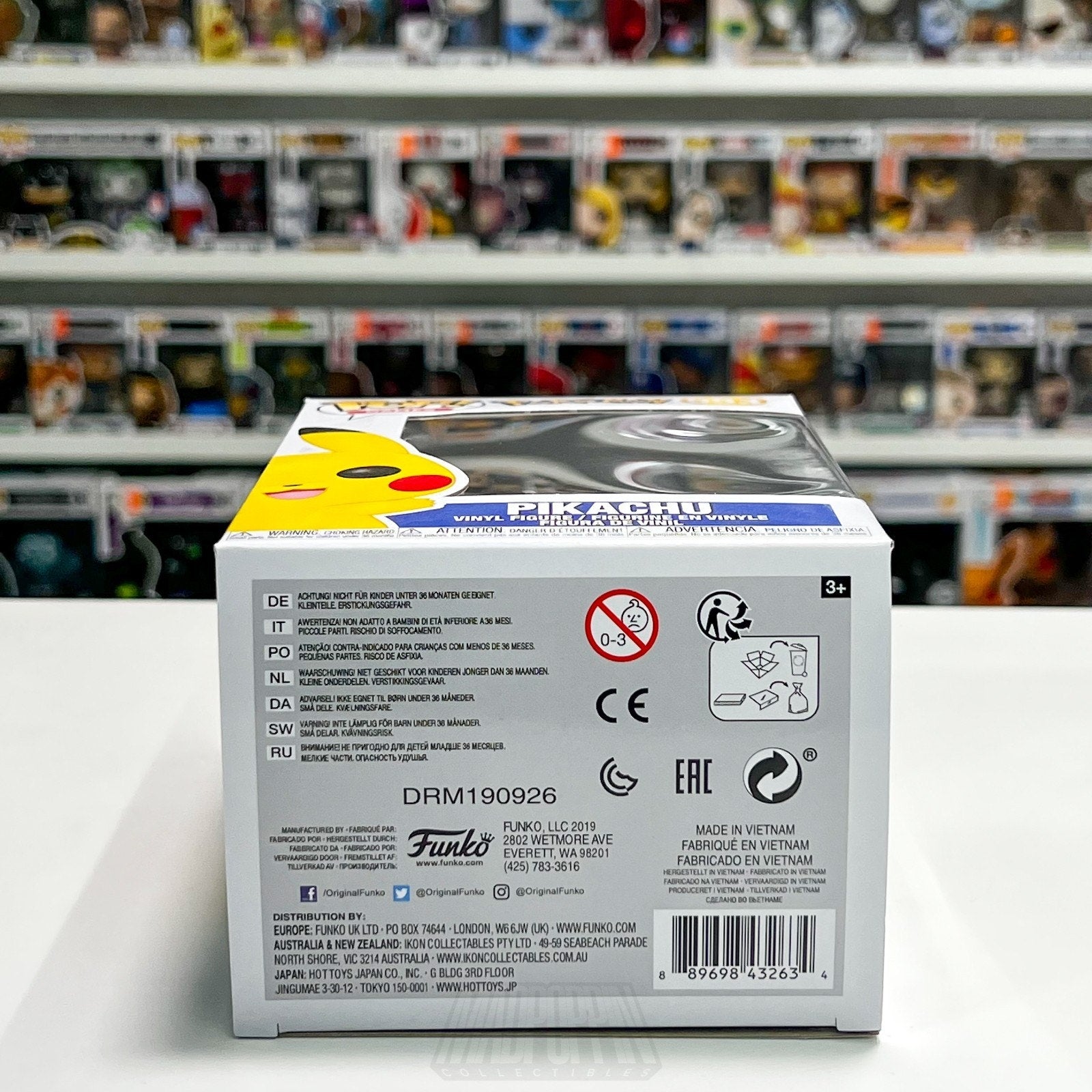 Funko Pop Games Pokemon Pikachu BOX ONLY NO FIGURE NO INSERT Mint TCG Japanese