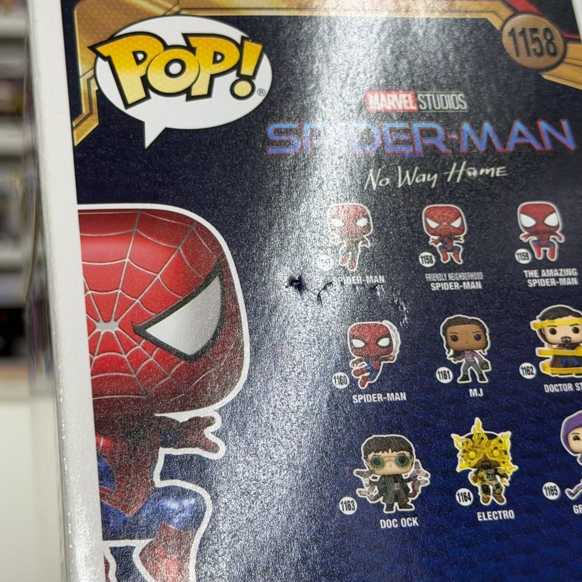 Funko Pop Marvel No Way Home Friendly Neighborhood Spider-Man Hot Topic 1158 Toy