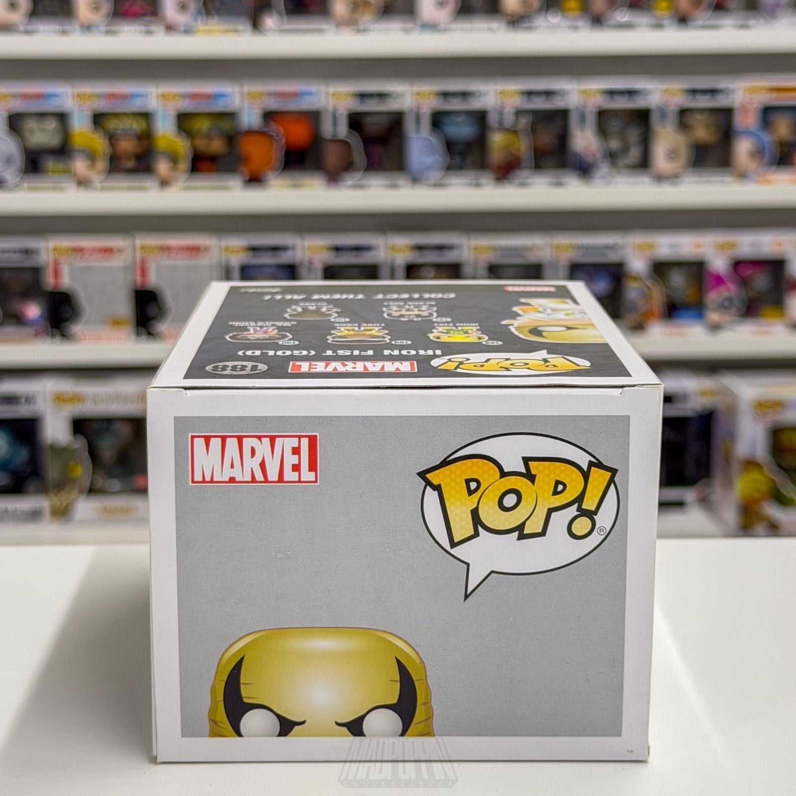 Funko Pop Marvel Iron Fist Gold PX 188 Danny Rand Martial Artist Vinyl Figure