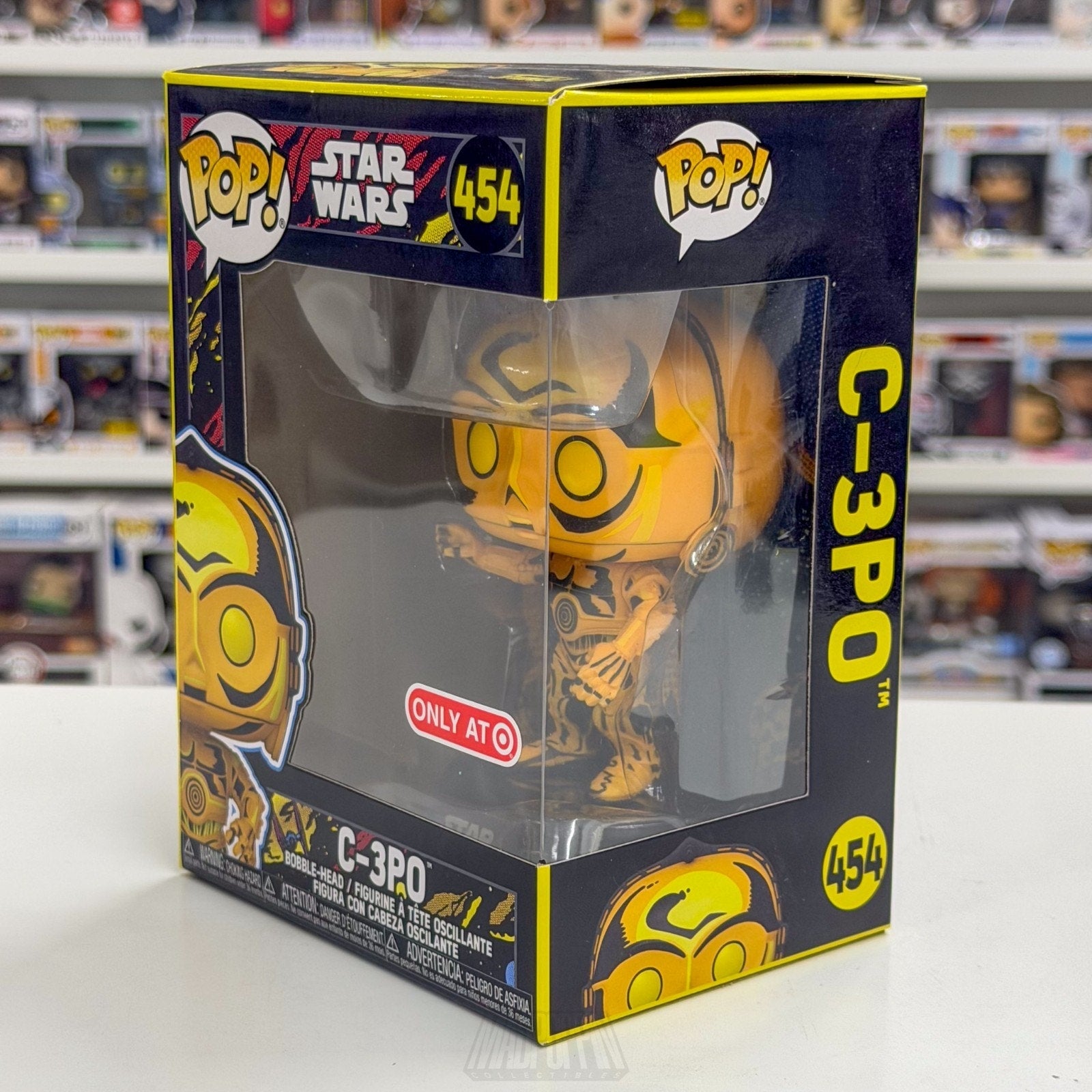 Funko Pop Star Wars C-3PO Retro Target 454 Gold Protocol Droid Toy Vinyl Figure