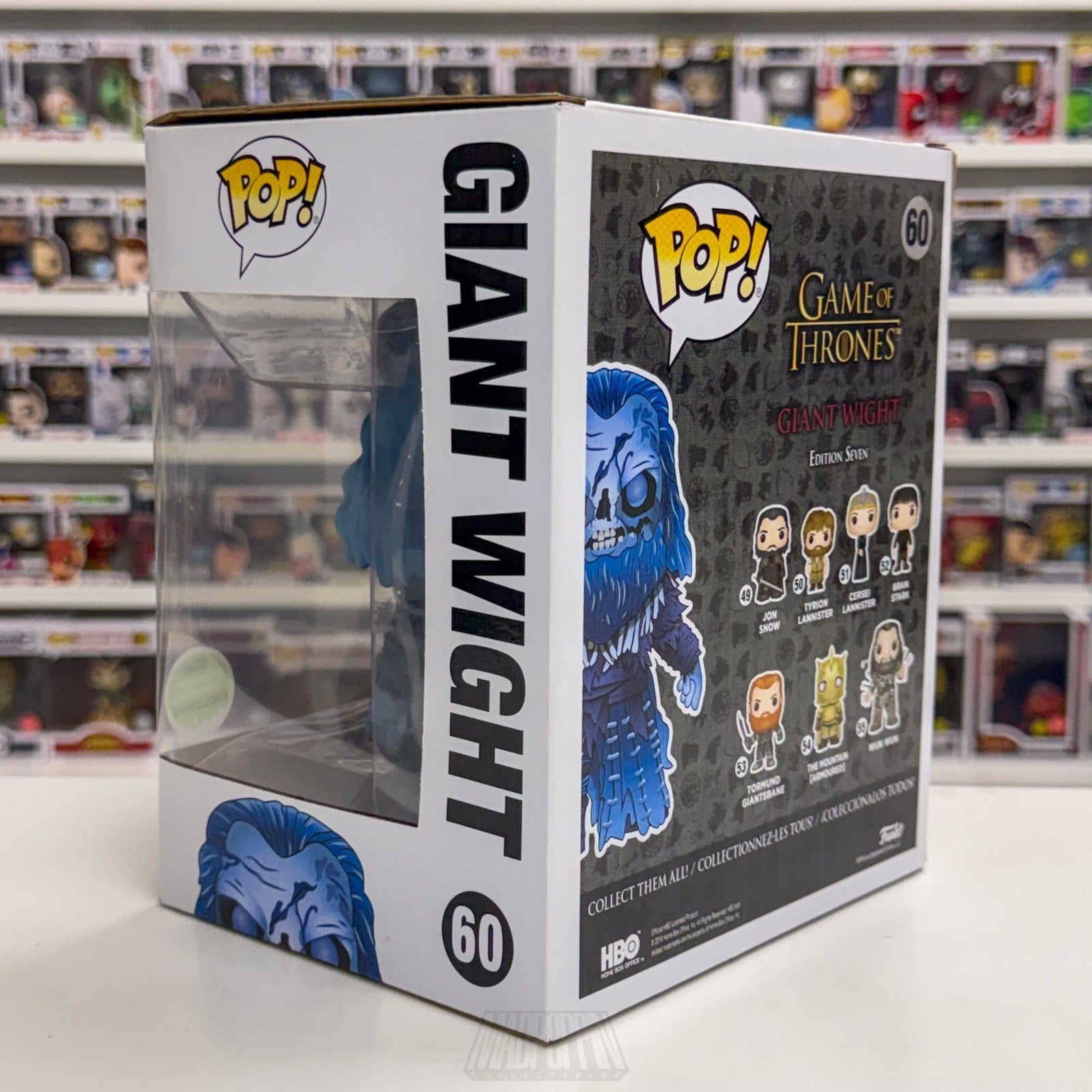 Funko Pop TV HBO Game of Thrones Giant Wight ECCC 60 Dead Wildling Vinyl Figure