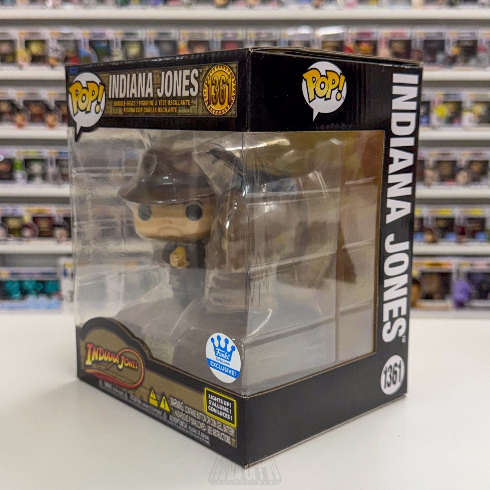 Funko Pop Movies Indiana Jones Sankara Altar Lights Sounds 1361 Toy Vinyl Figure