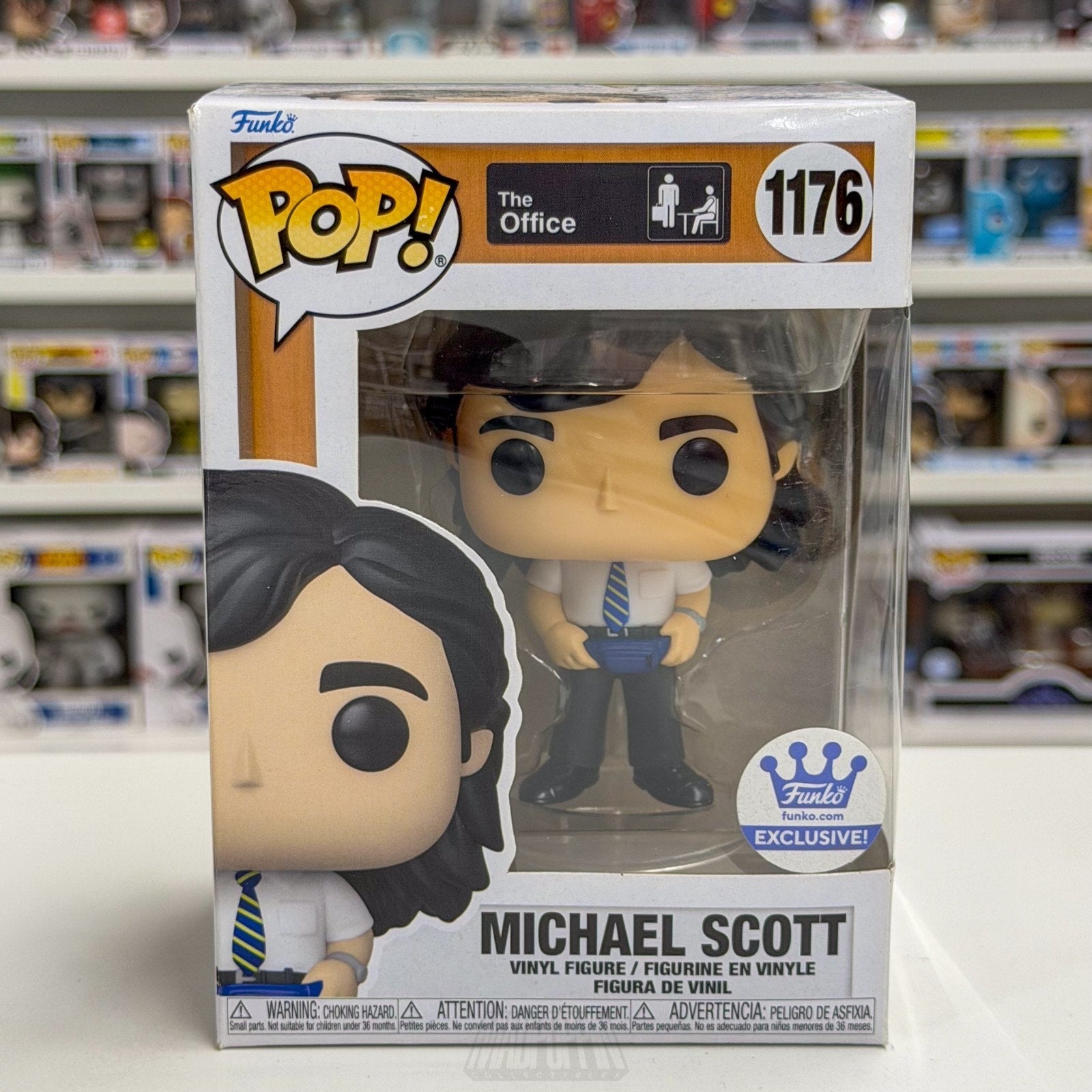 Funko Pop TV The Office Young Michael Scott Exclusive 1176 Boss Toy Vinyl Figure