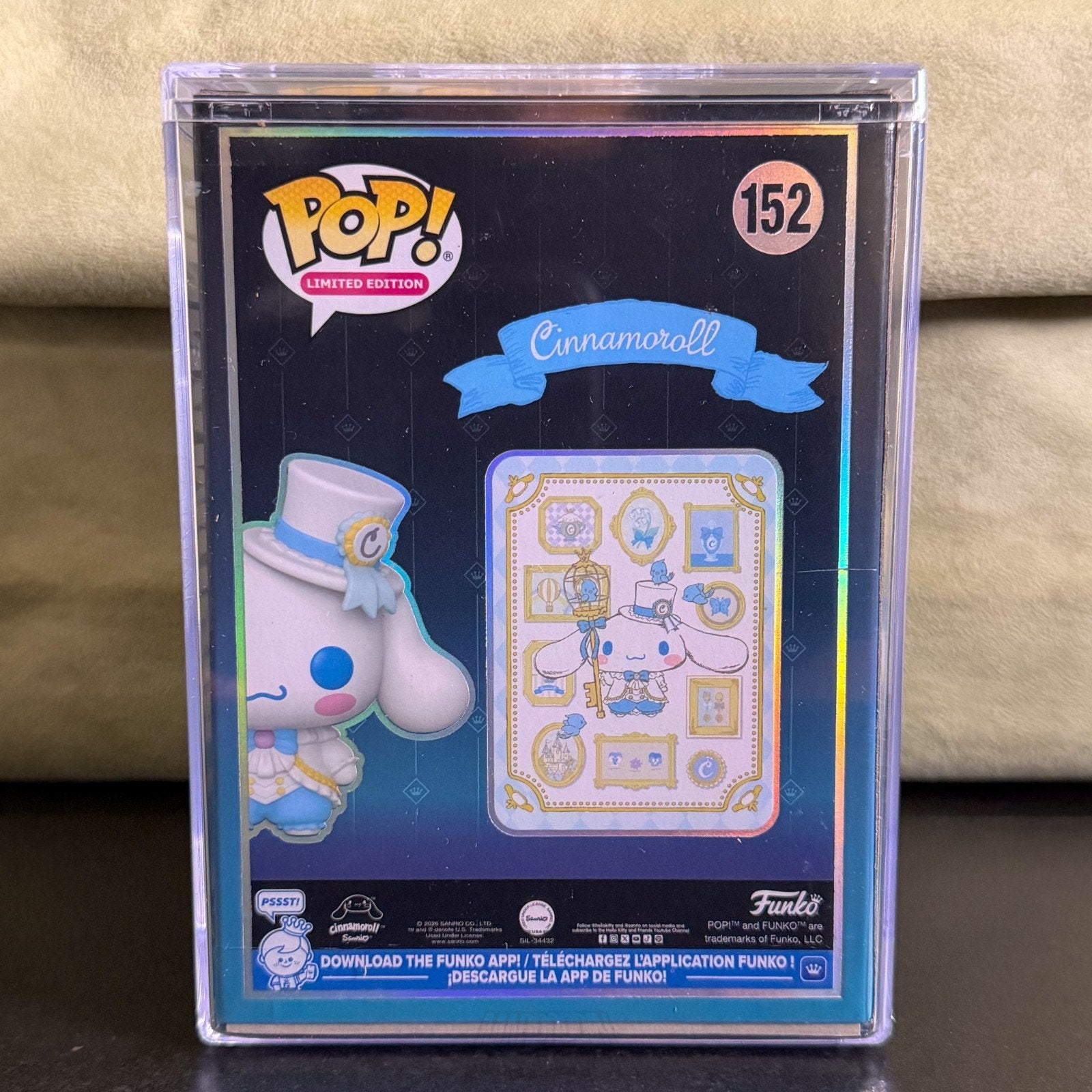 Funko Pop Sanrio Cinnamoroll 152 SDCC 2026 LE 1500 PCS Kawaii Toy Vinyl Figure