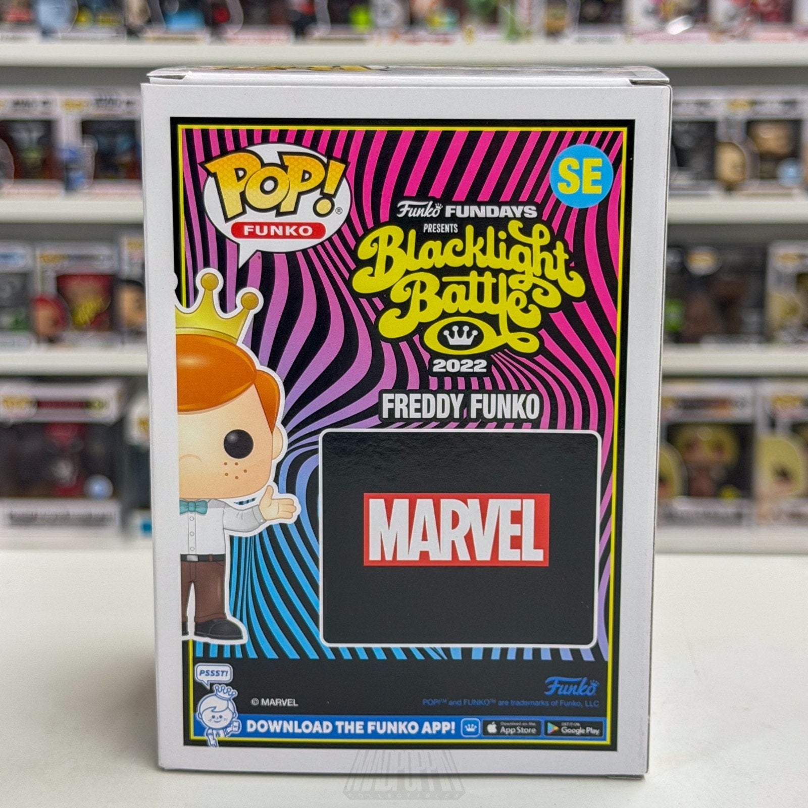 Funko Pop Fundays Blacklight Battle Spider-Man LE 4000 SE Marvel Vinyl Figure