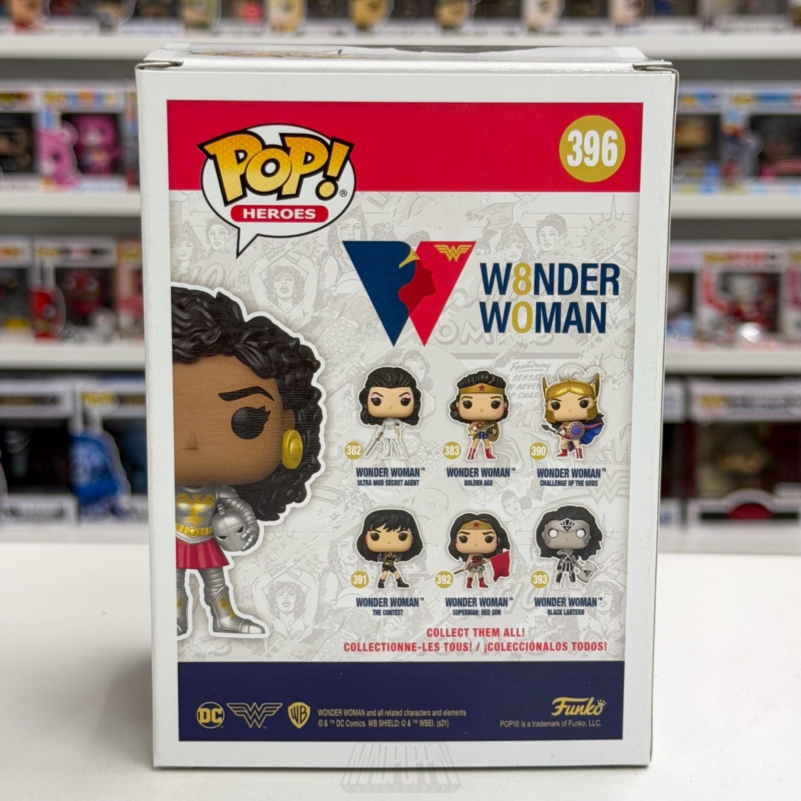Funko Pop DC Super Heroes Wonder Woman Nubia FunKon 396 Amazon Warrior Figure
