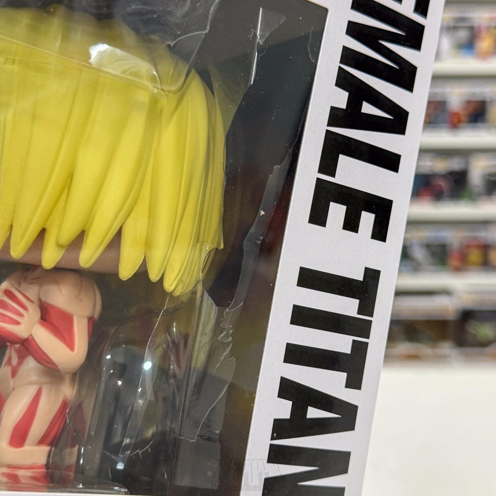 Funko Pop Anime Attack on Titan Female Titan 6" Glow BAIT 233 Manga Vinyl Figure