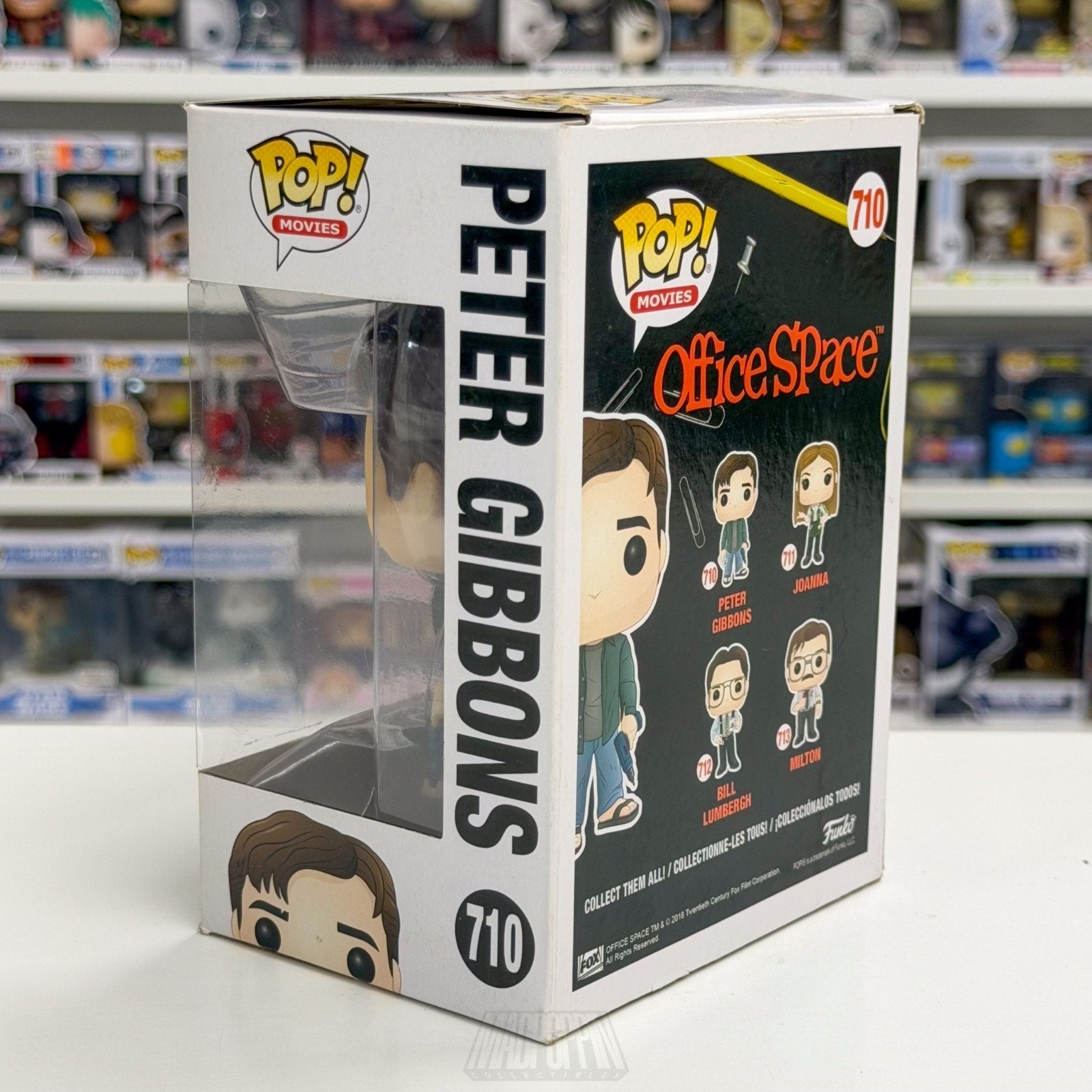 Funko Pop Movies Office Space Peter Gibbons 710 Initech TPS Reports Vinyl Figure