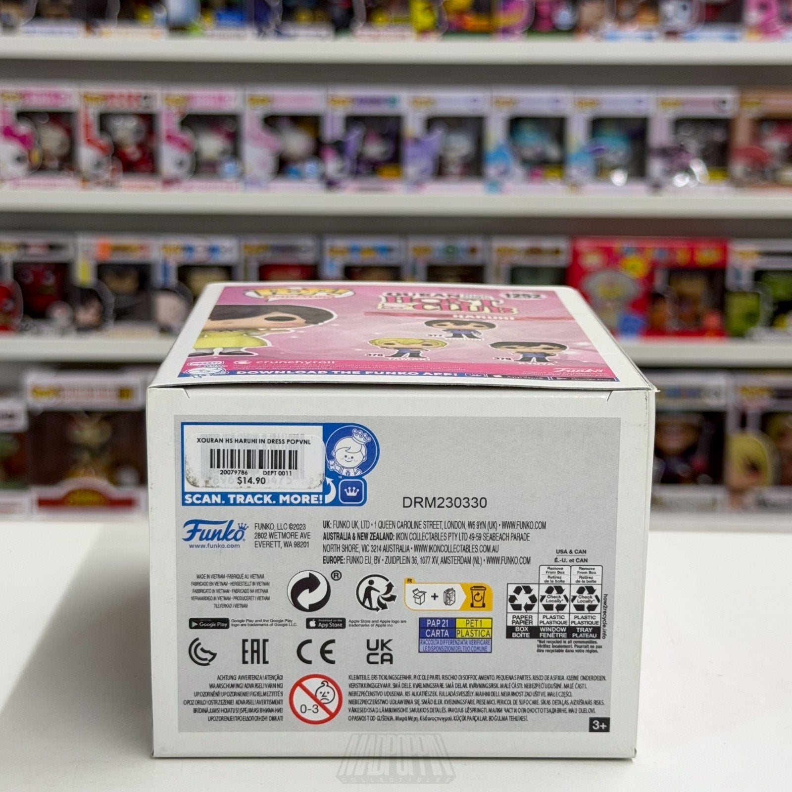 Funko Pop Anime Ouran High School Host Club Haruhi Hot Topic 1252 Vinyl Figure