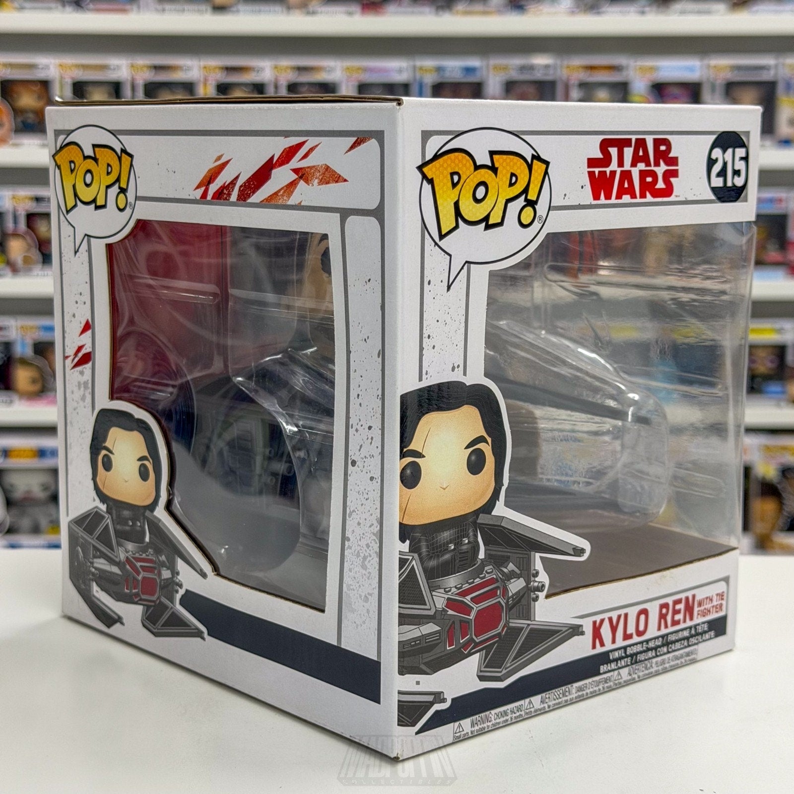 Funko Pop Star Wars Force Awakens Kylo Ren w/TIE Fighter 215 Sith Vinyl Figure