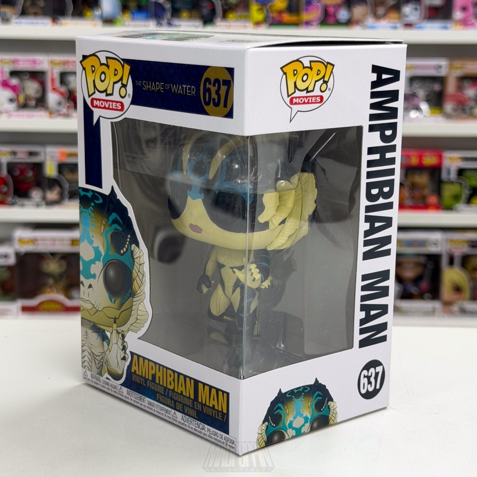 Funko Pop Movies Shape of Water Amphibian Man 637 Dark Fantasy Toy Vinyl Figure
