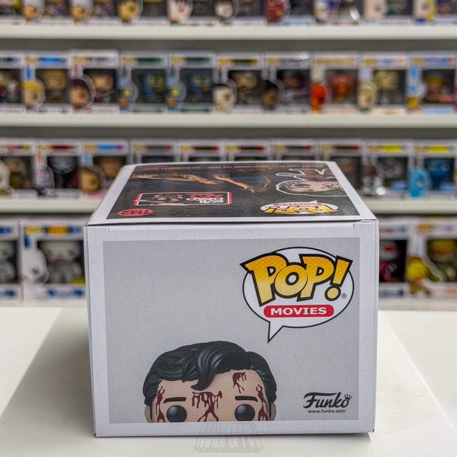 Funko Pop Movies Evil Dead 40th Ash Bloody Chase 1142 Horror Deadites Toy Figure