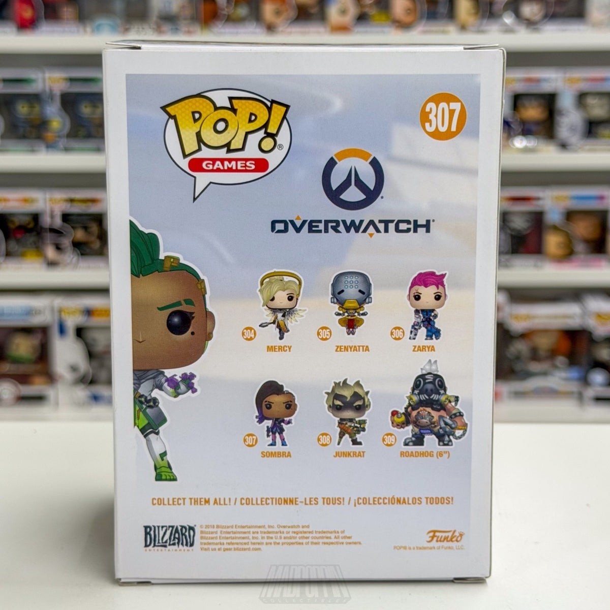 Funko Pop Video Games Overwatch Sombra ECCC Spring Con 307 Blizzard Vinyl Figure