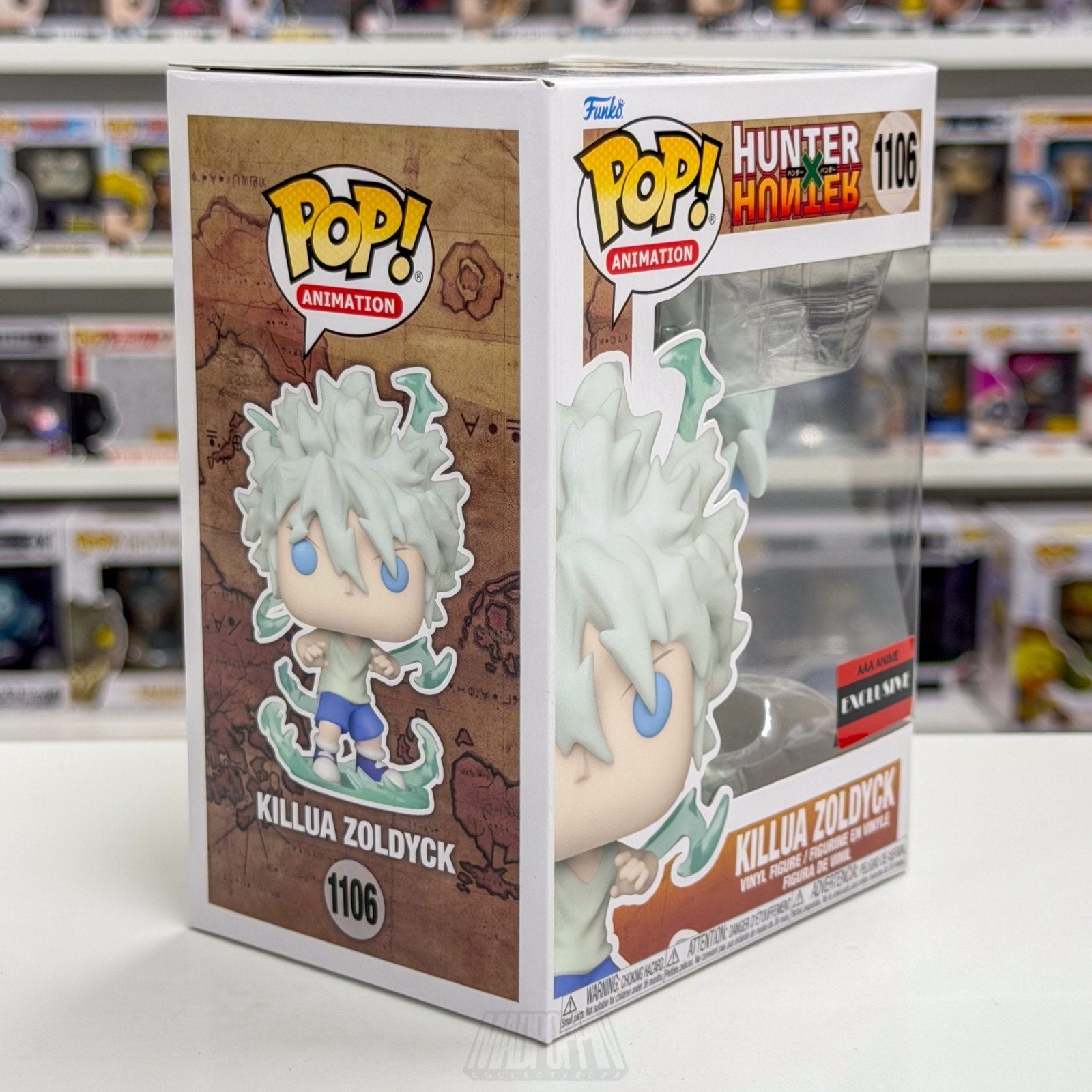 Funko Pop Anime Hunter Killua Zoldyck God Speed AAA 1106 Manga Toy Vinyl Figure