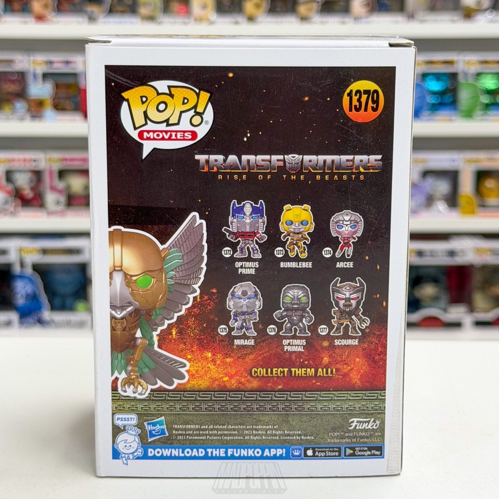 Funko Pop Movies Transformers Rise of the Beasts Airazor SDCC 1379 Vinyl Figure