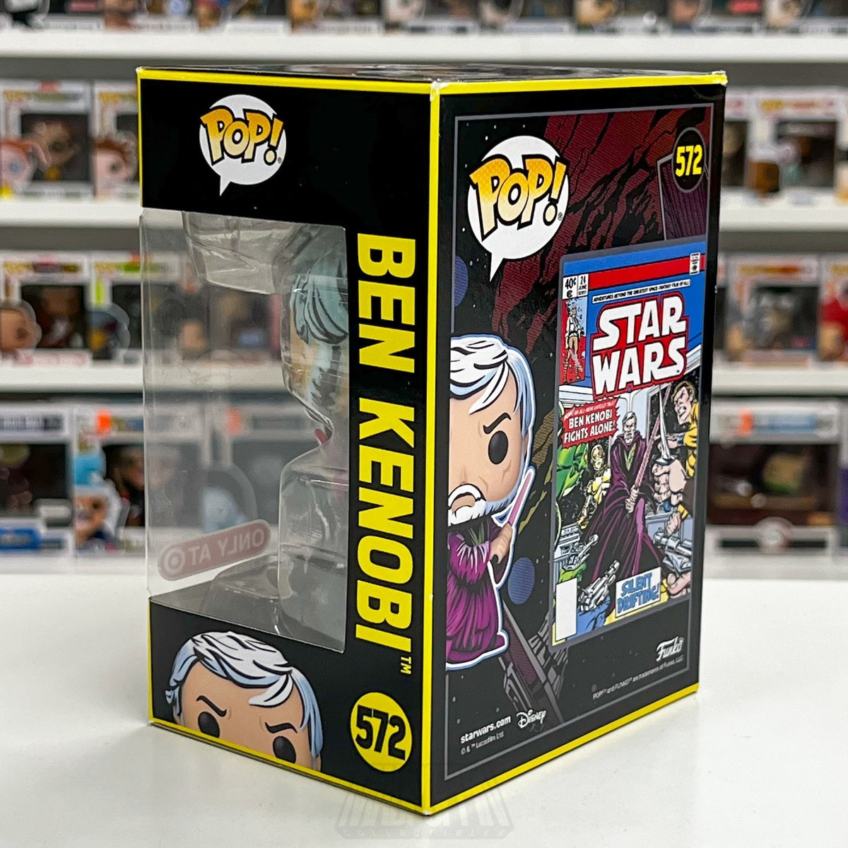 Funko Pop Star Wars Ben Kenobi Retro Target 572 Jedi Knight ForceVinyl Figure