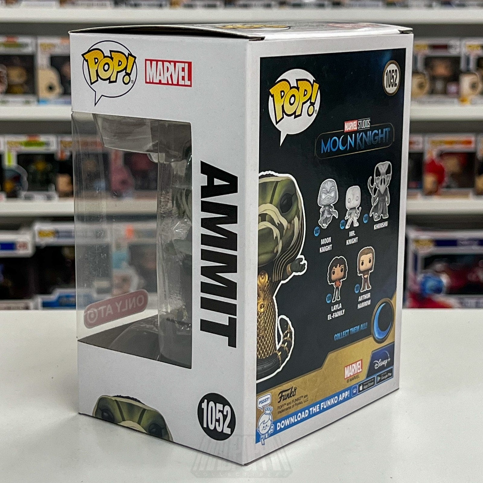Funko Pop Marvel Moon Knight Ammit Target 1052 Ancient Egyptian MCU Vinyl Figure