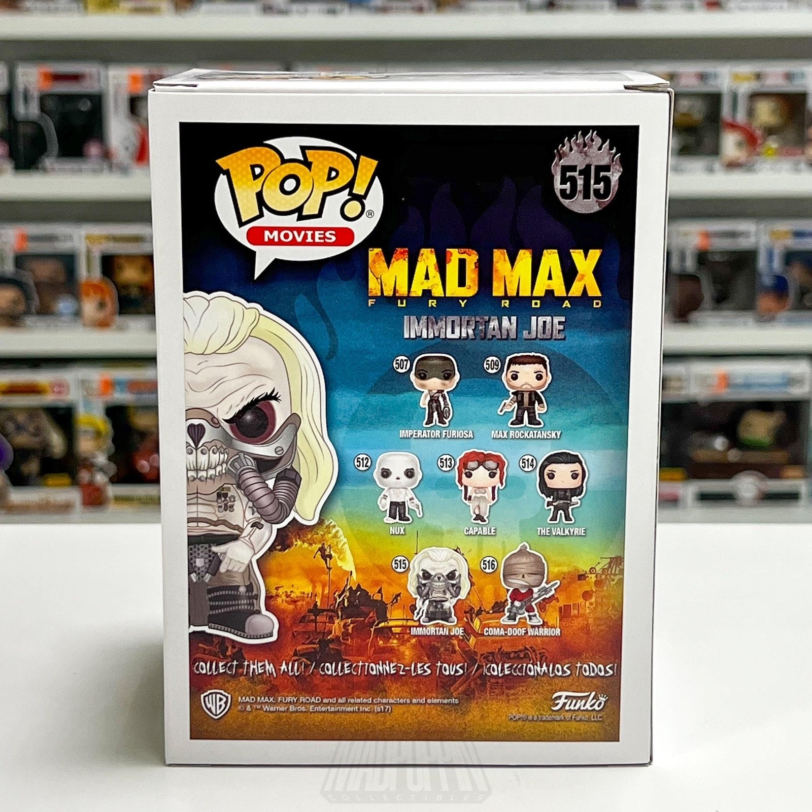Funko Pop Movies Mad Max Fury Road Immortan Joe 515 Post-apocalyptic Toy Figure