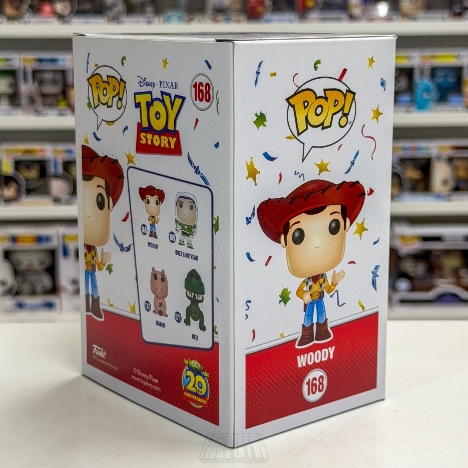 Funko Pop Disney Pixar Toy Story Woody Black & White BoxLunch 168 Vinyl Figure