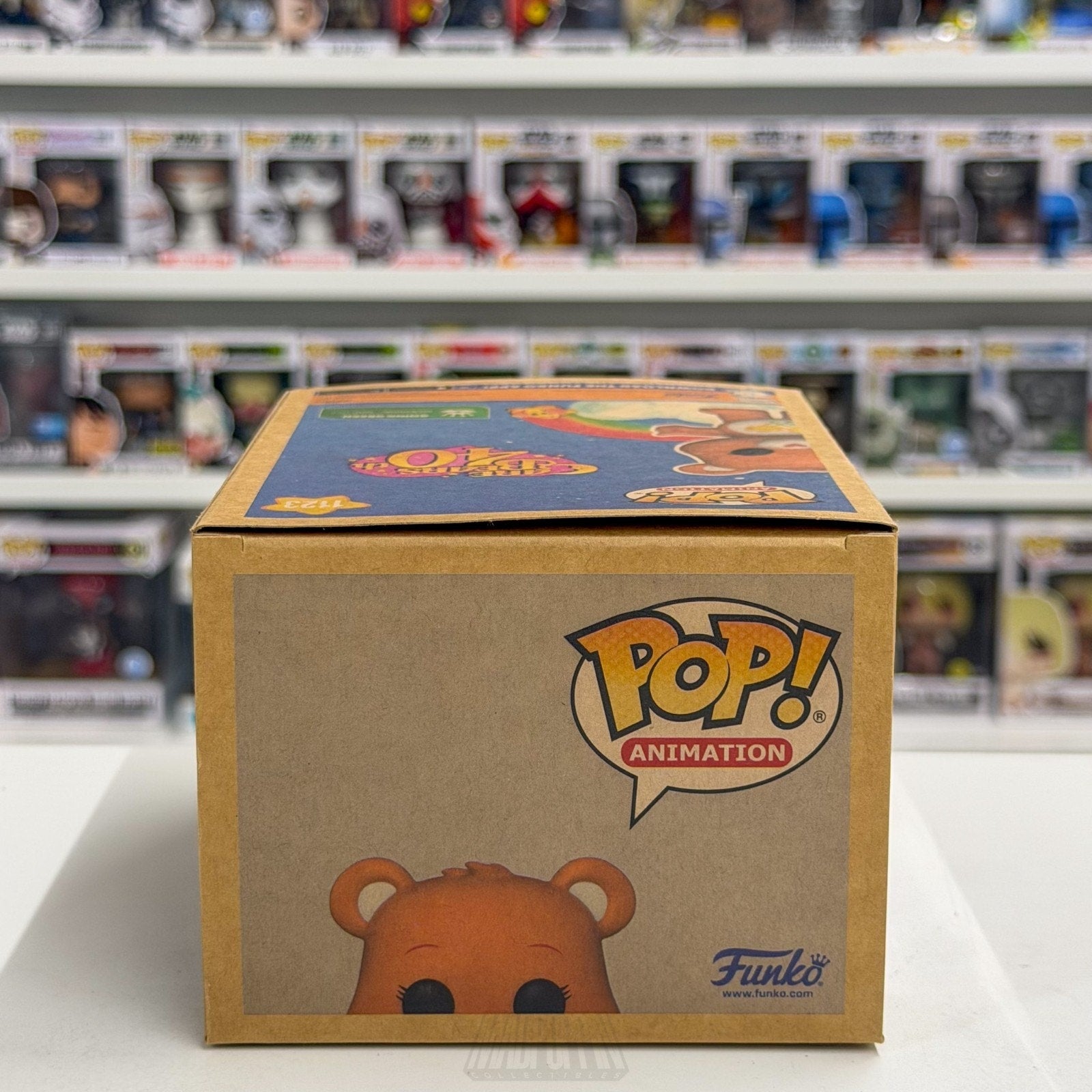 Funko Pop Animation Care Bears Friend Bear Earth Day 1123 Cartoon Vinyl Figure
