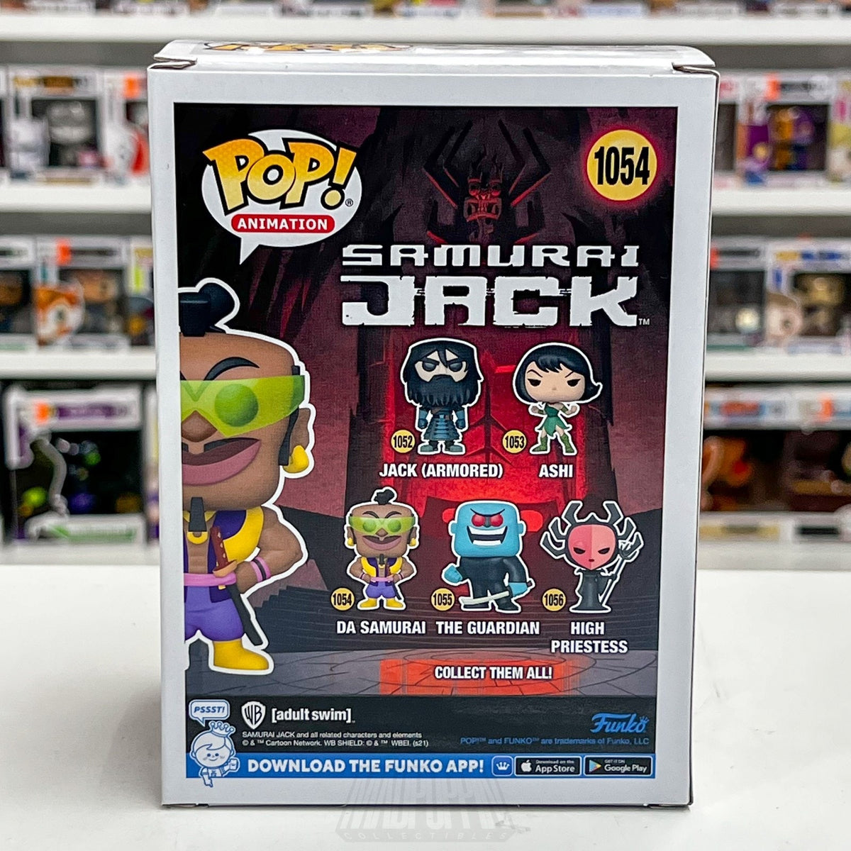 Funko Pop Animation Samurai Jack Da Samurai 1054 Vinyl Figure Cartoon Network