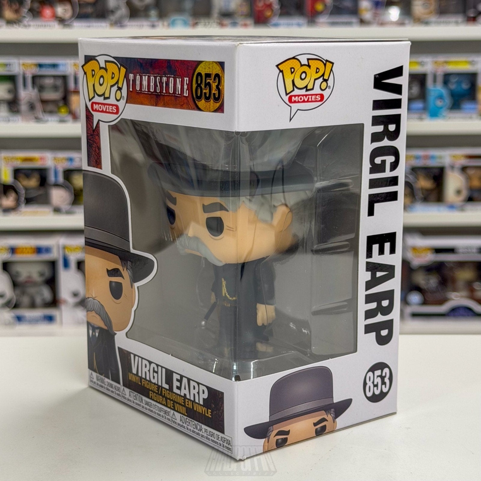 Funko Pop Movies Tombstone Virgil Earp 853 Western Cowboy Outlaws Vinyl Figure