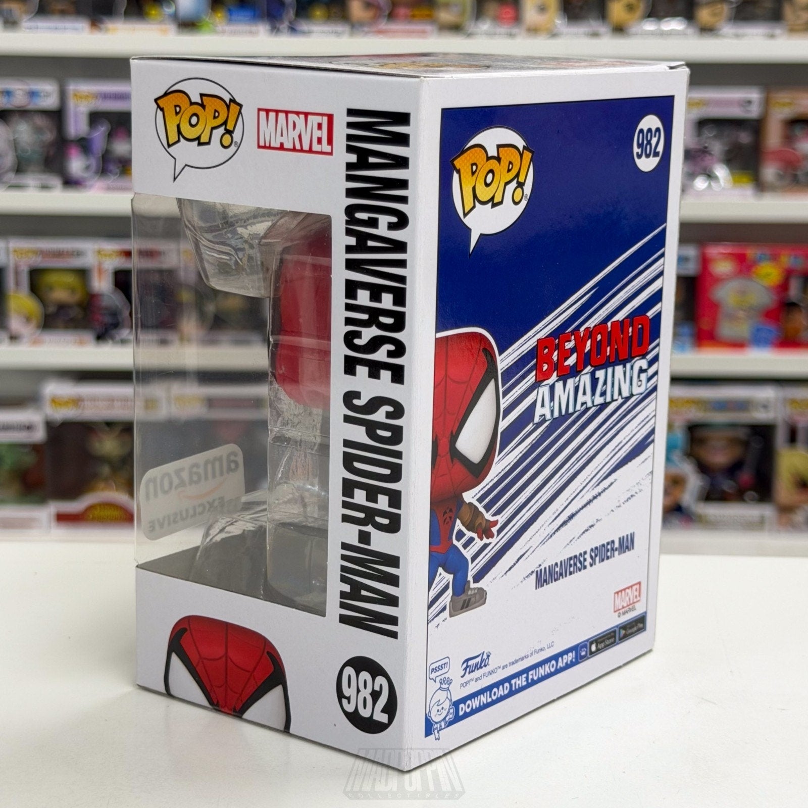 Funko Pop Marvel Mangaverse Spider-Man Amazon 982 Beyond Amazing Vinyl Figure