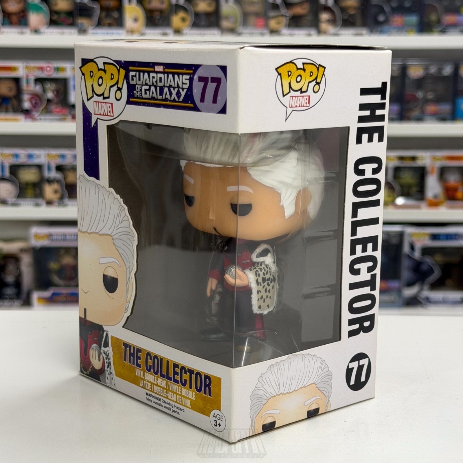 Funko Pop Marvel Guardians of the Galaxy The Collector 77 GOTG Toy Vinyl Figure