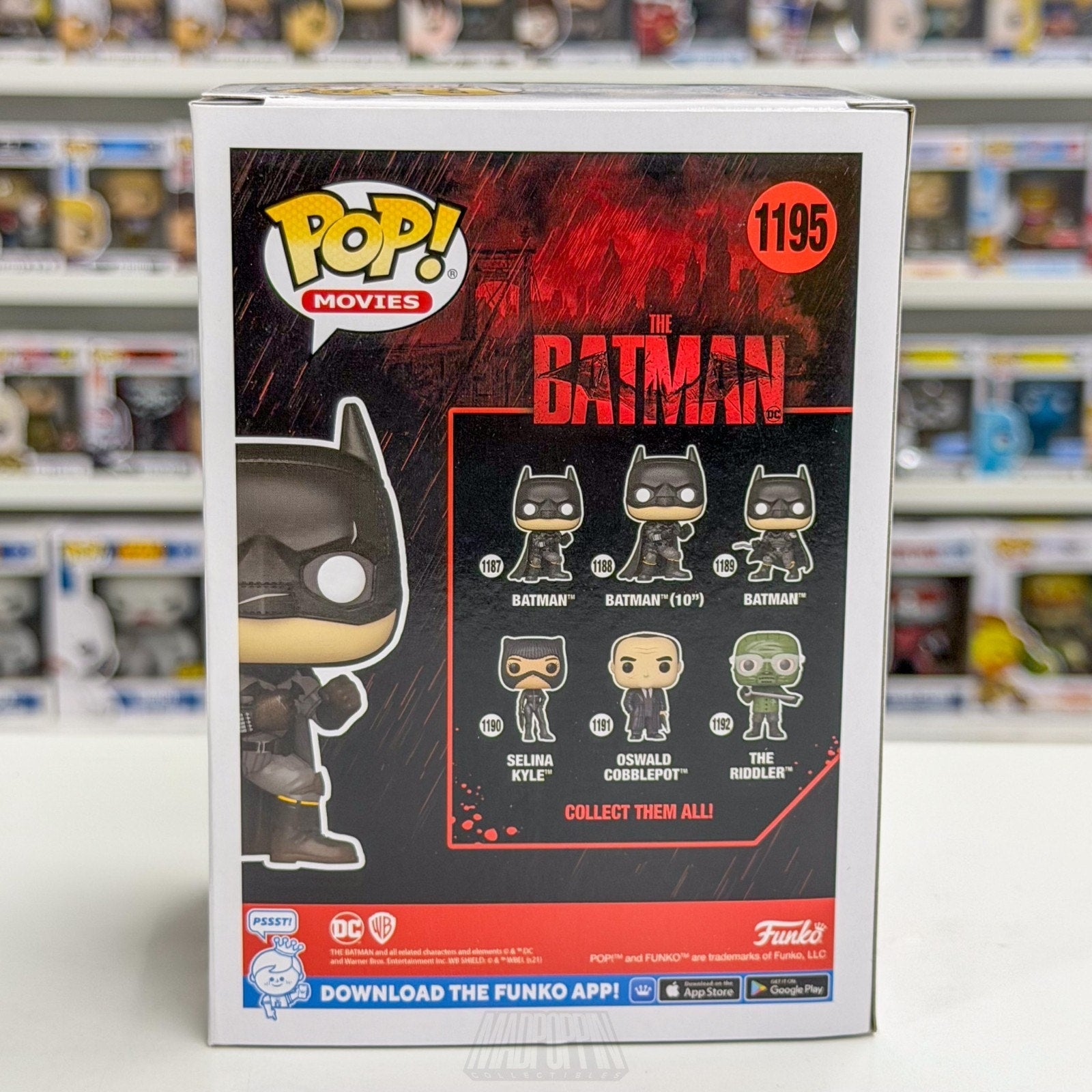 Funko Pop DC Movies Batman Battle Damage Hot Topic 1195 Detective Vinyl Figure