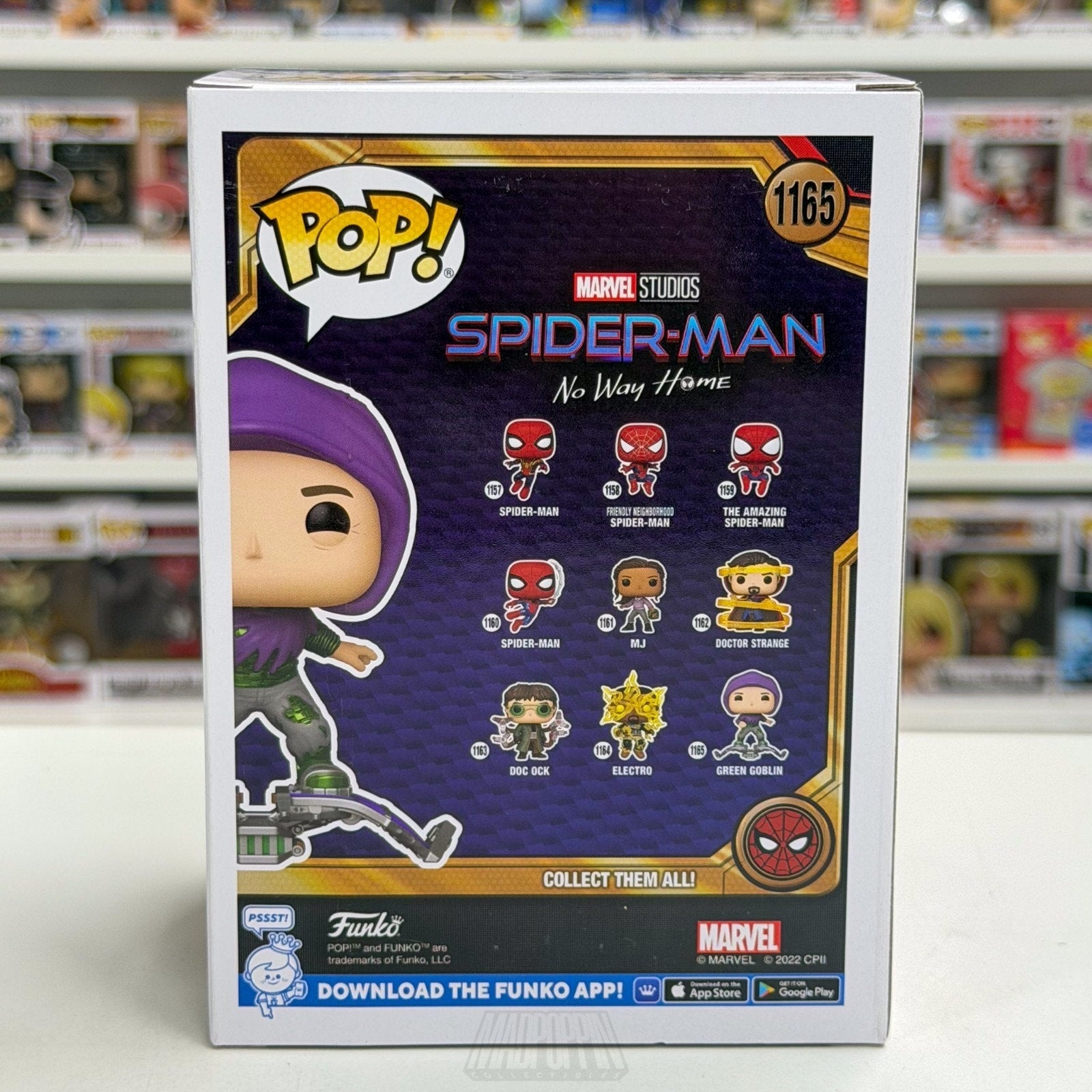Funko Pop Marvel Spider-Man No Way Home Green Goblin Unmasked 1165 Vinyl Figure