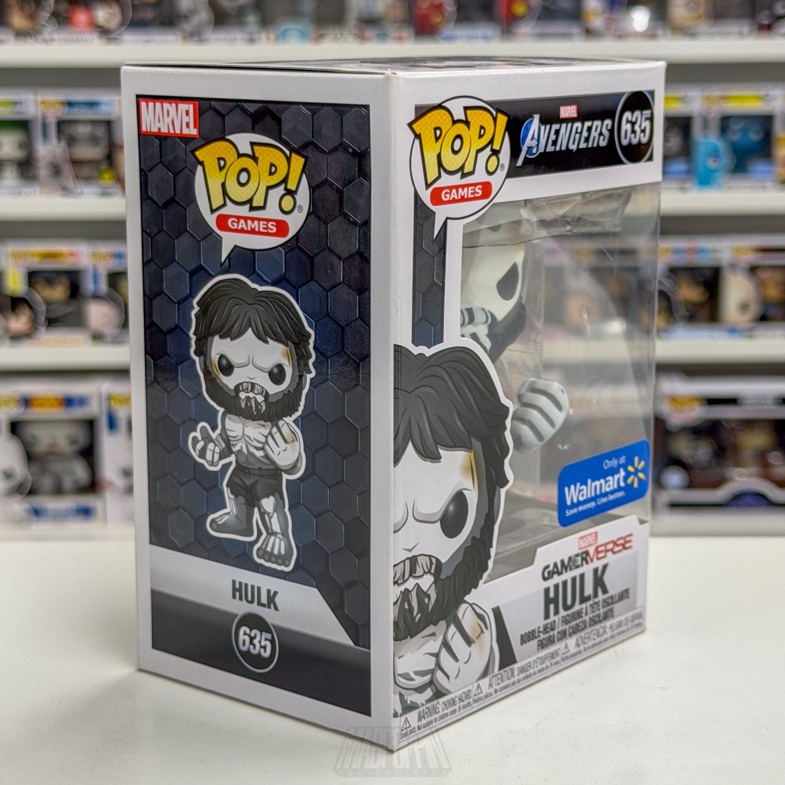 Funko Pop Marvel Gamerverse Avengers Hulk Skeleton Walmart 635 Toy Vinyl Figure