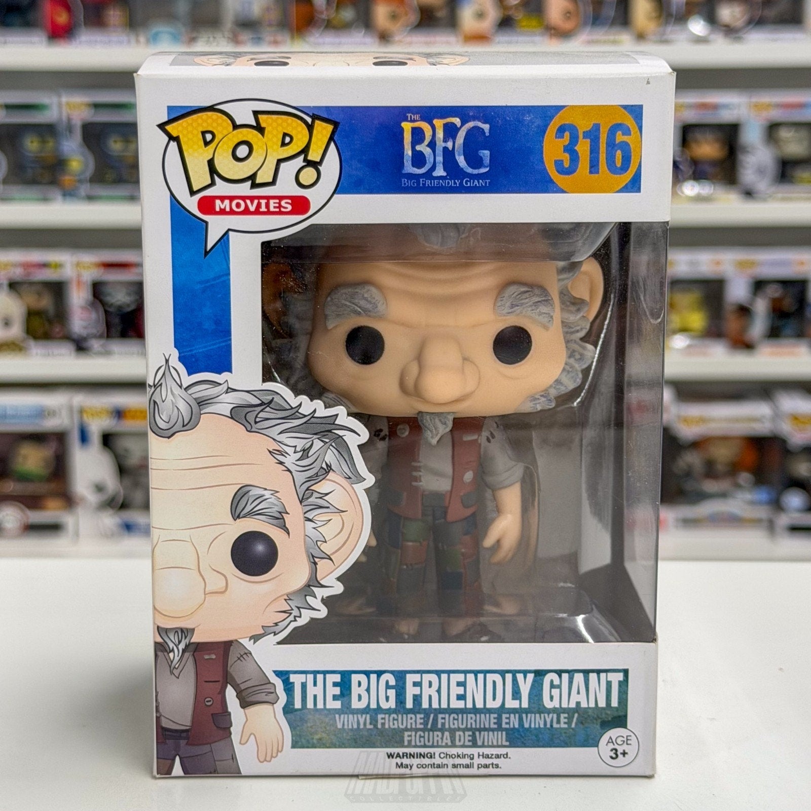 Funko Pop Movies The BFG Big Friendly Giant 316 Fantasy Vaulted Toy Vinyl Figure