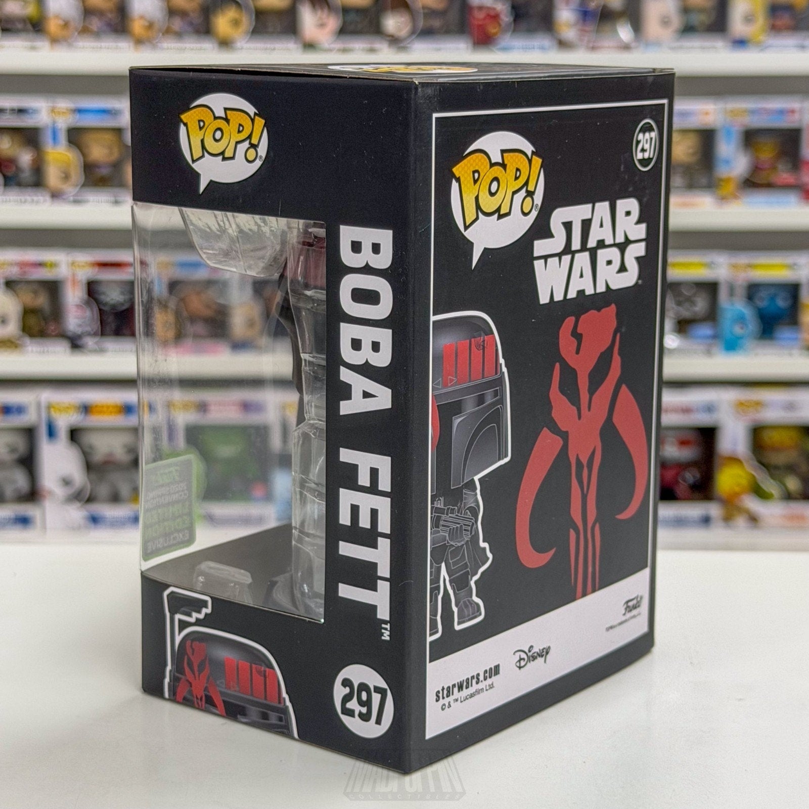 Funko Pop Star Wars Boba Fett Futura Black ECCC 297 Bounty Hunter Vinyl Figure