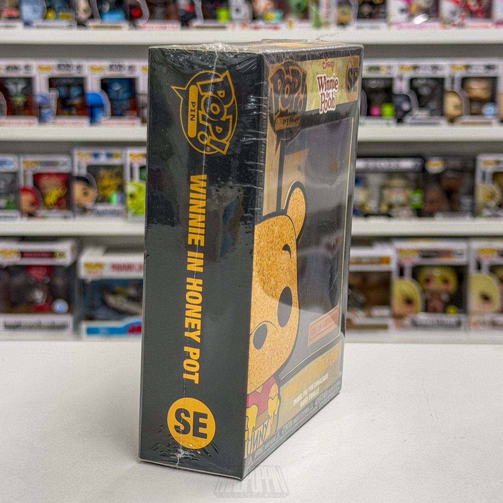 Funko Pop Pin Disney Winnie the Pooh in Honey Pot Diamond BoxLunch 3" Exclusive