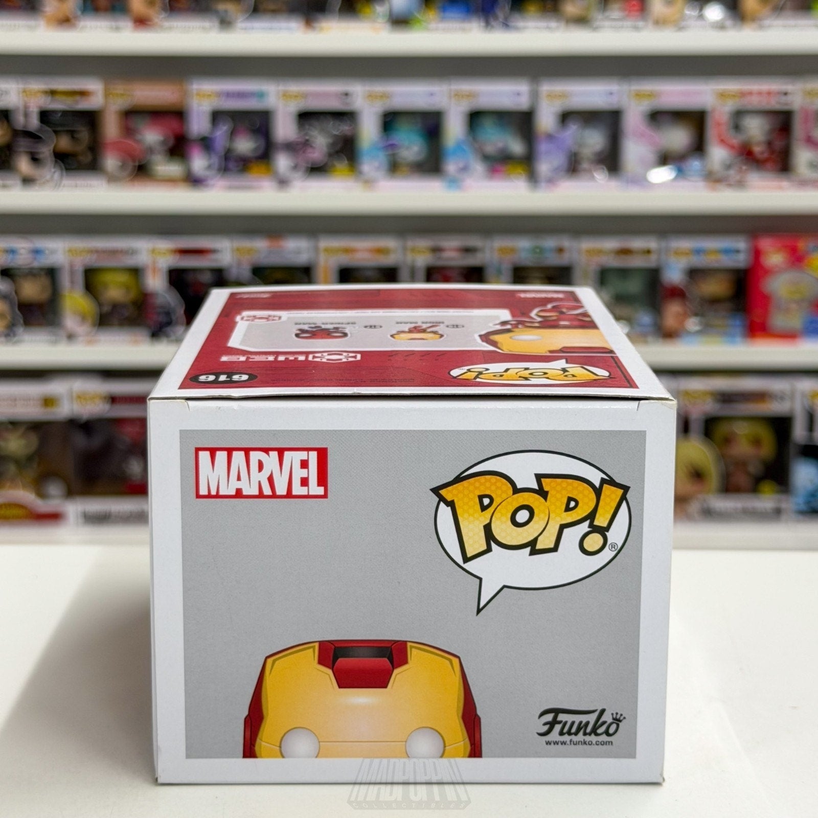Funko Pop Marvel WEB Iron Man Disney Park Exclusive 616 Superhero Vinyl Figure