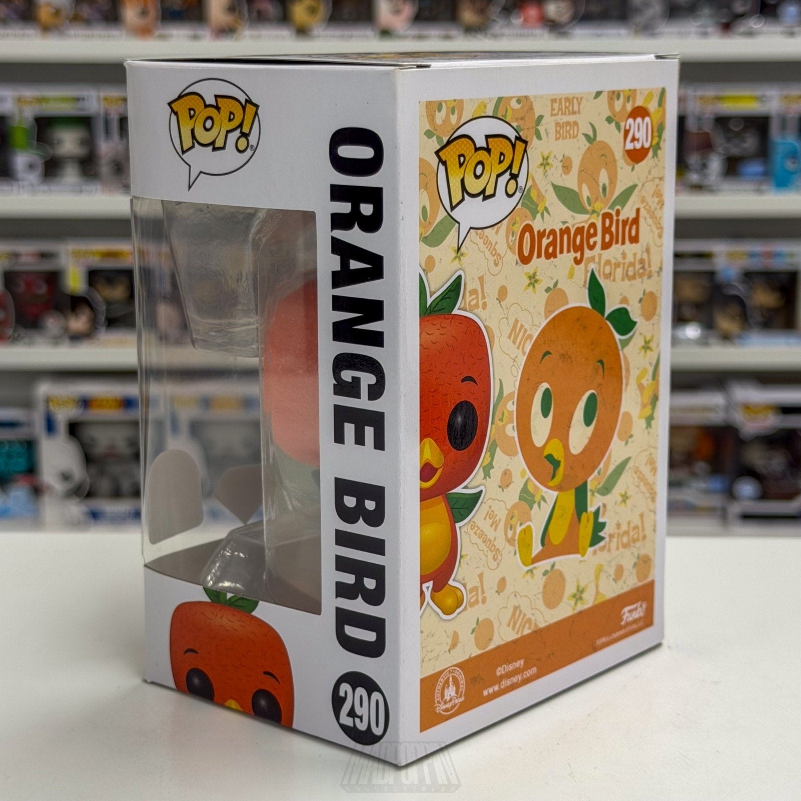 Funko Pop Disney Orange Bird Diamond Parks Exclusive 290 Florida Mascot Figure