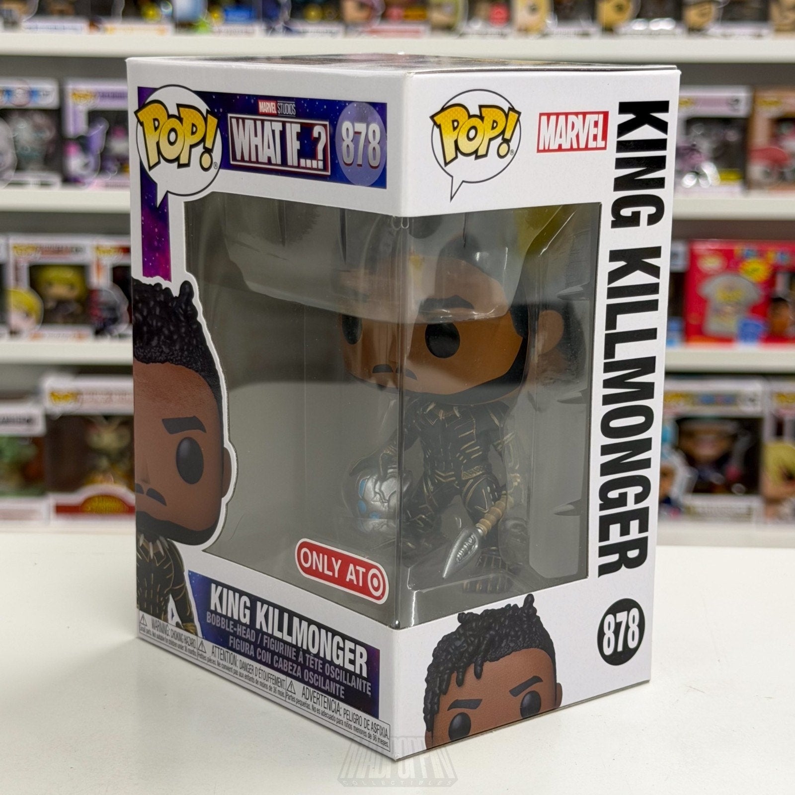 Funko Pop Marvel What If King Killmonger Target 878 Black Panther Wakanda Figure