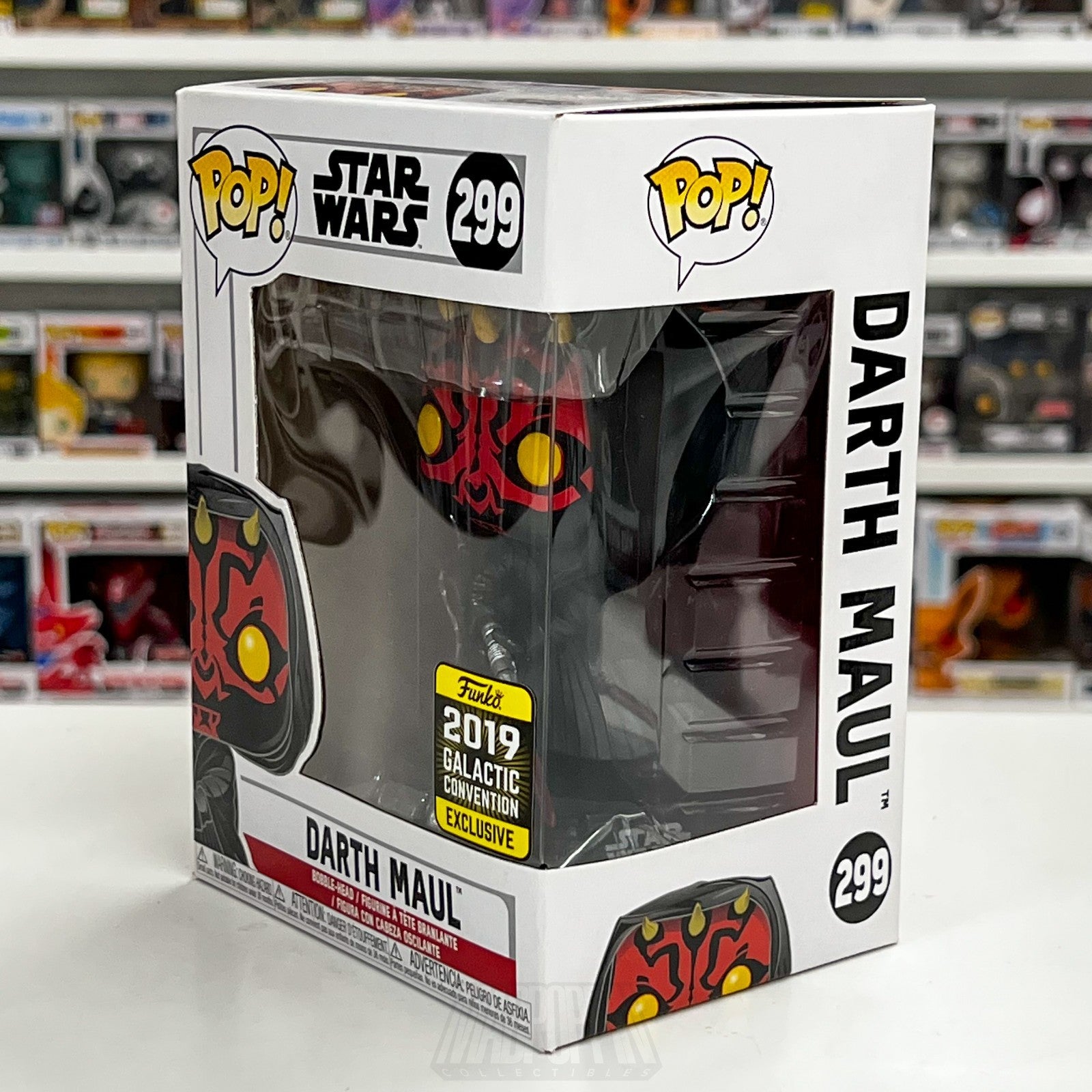Funko Pop Star Wars Celebration Darth Maul 299 Galactic Sith Lord Vinyl Figure1