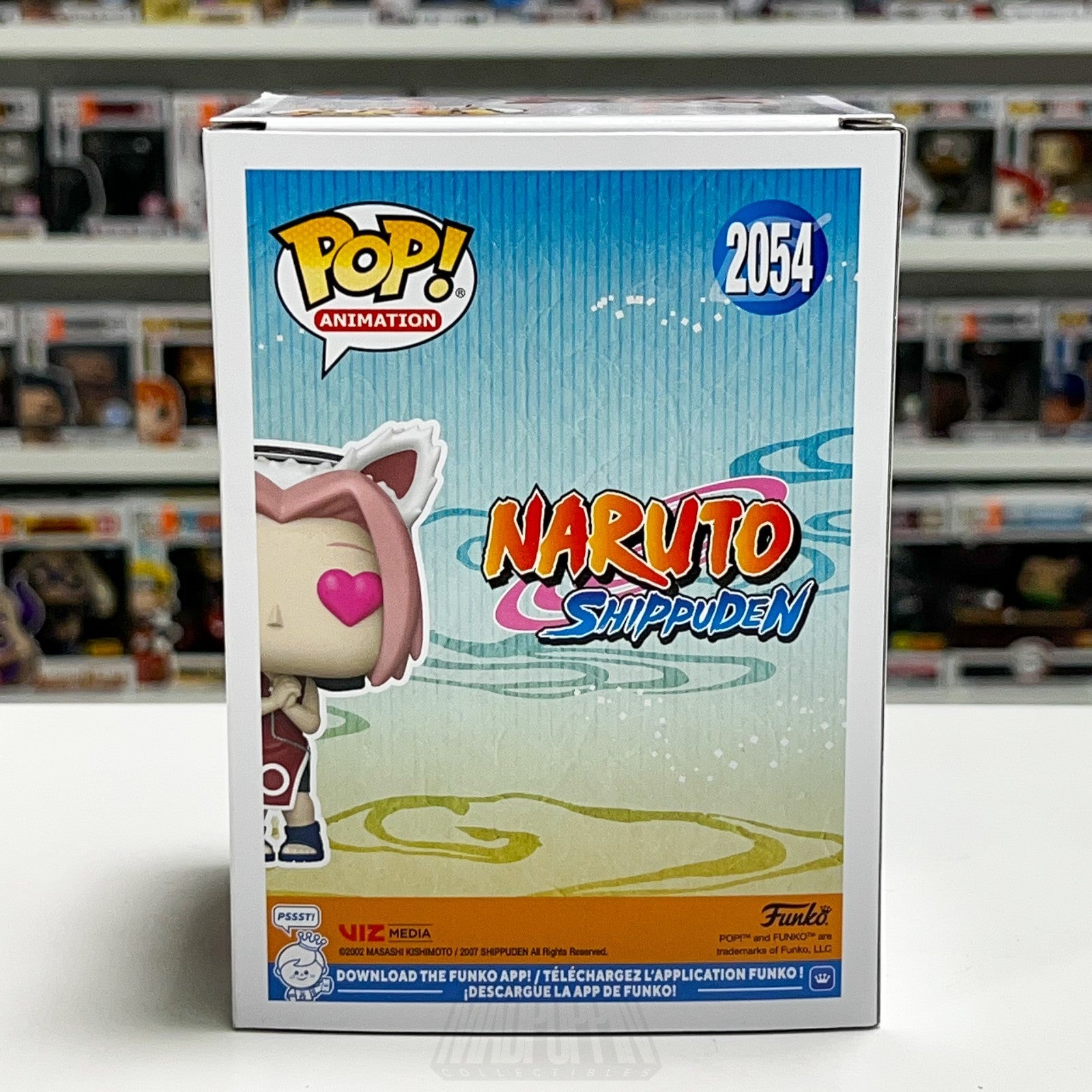 Funko Pop Naruto Sakura Haruno Sasuke Paw Encyclopedia 2054 Con Sticker NYCC Toy
