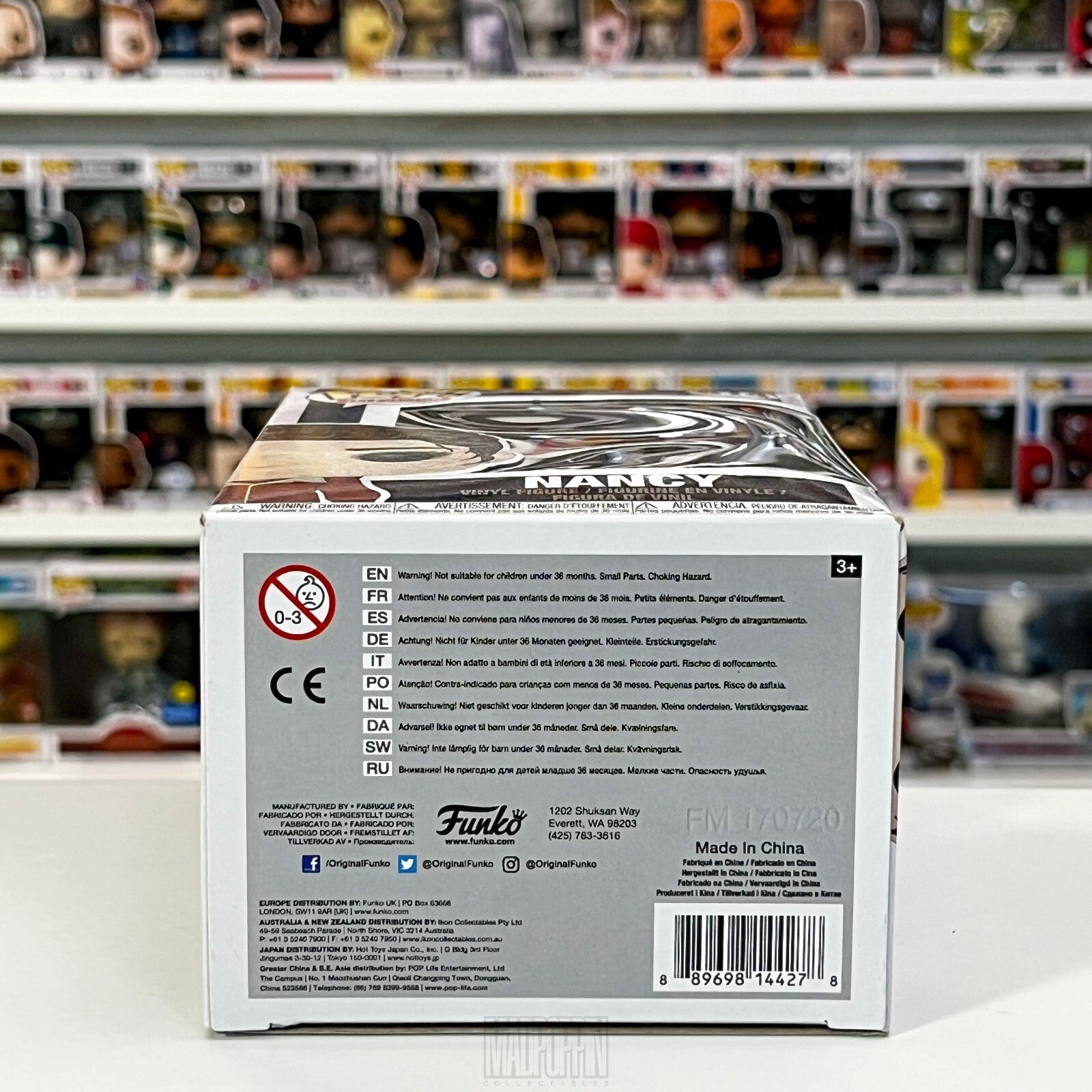 Funko Pop TV Netflix Stranger Things Nancy Wheeler w/Gun Coly Python Vaulted 514