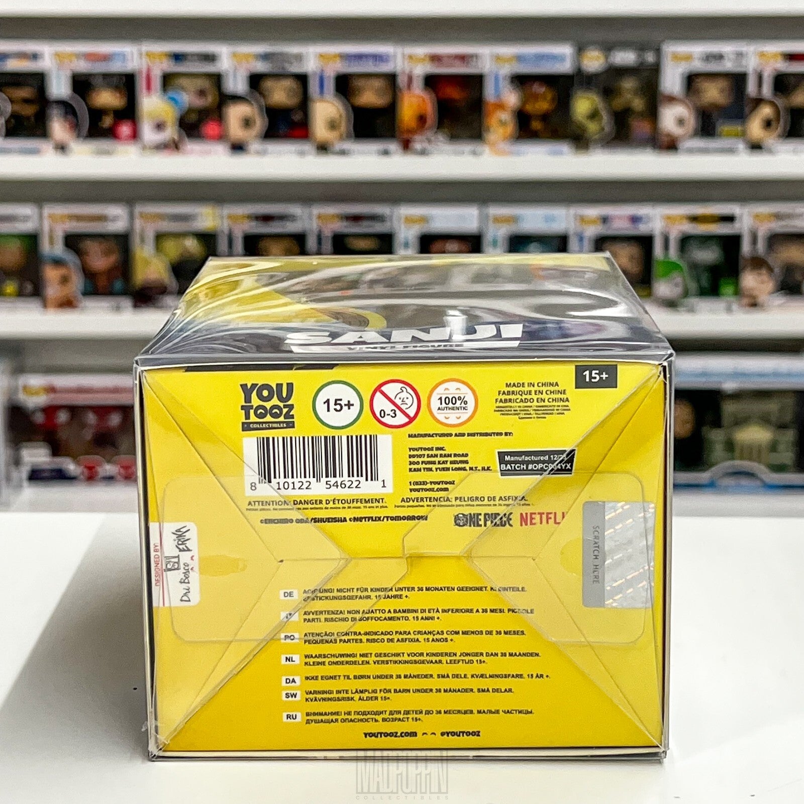 Youtooz Anime Netflix One Piece Vinsmoke Sanji Japanese Shonen Manga