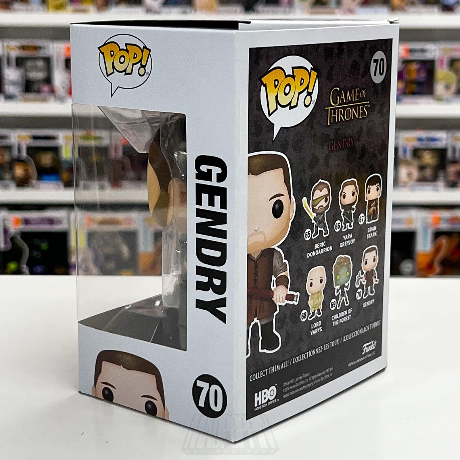 Funko Pop Game of Thrones Gendry #70 Vinyl Figure HBO 2018 Boxed Collectible2